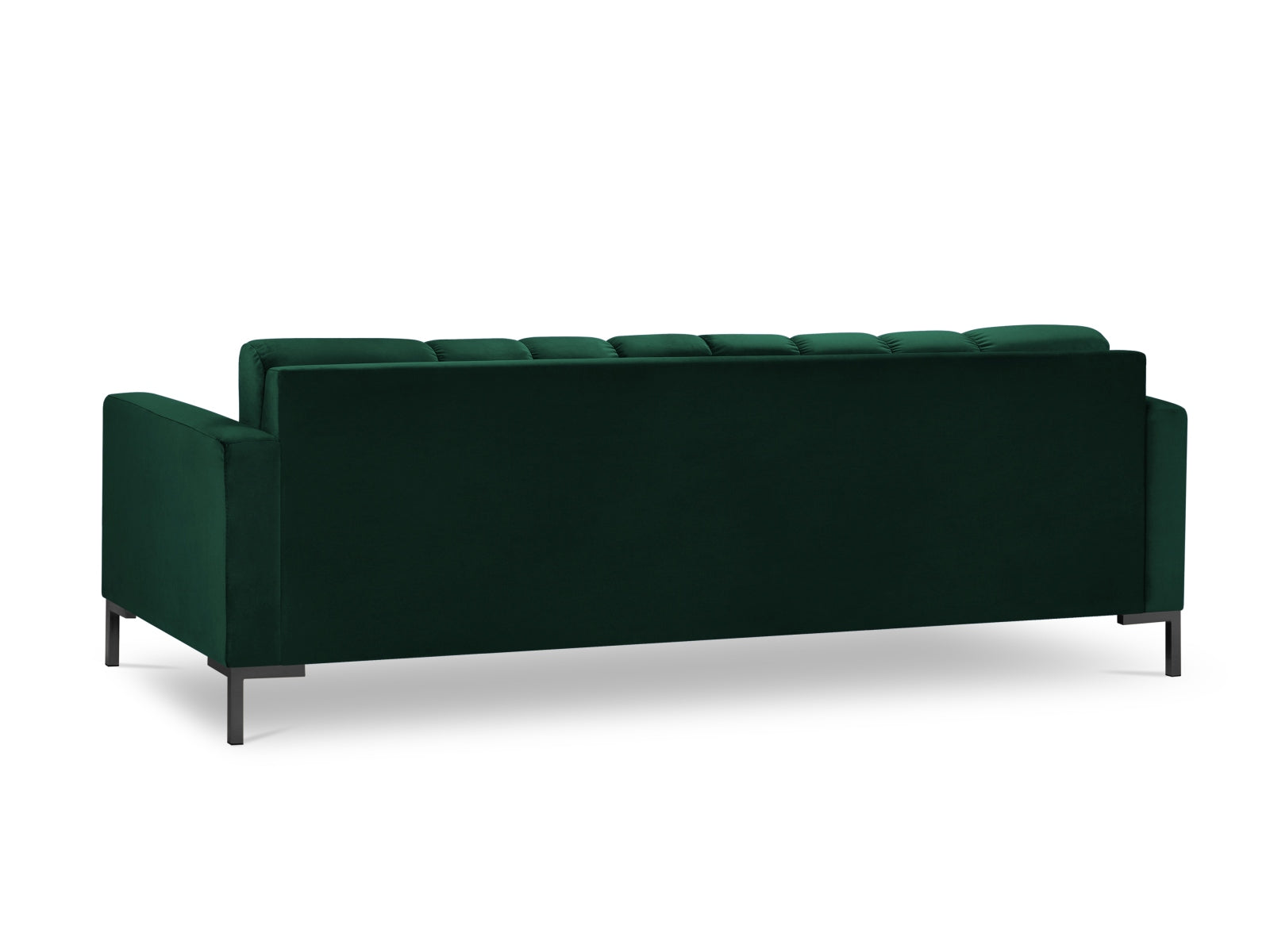 Mamaia Velour Sofa 4 Sitzer in Bottle Green/Schwarz präsentiert im Onlineshop von KAQTU Design AG. 4er Sofa ist von Micadoni