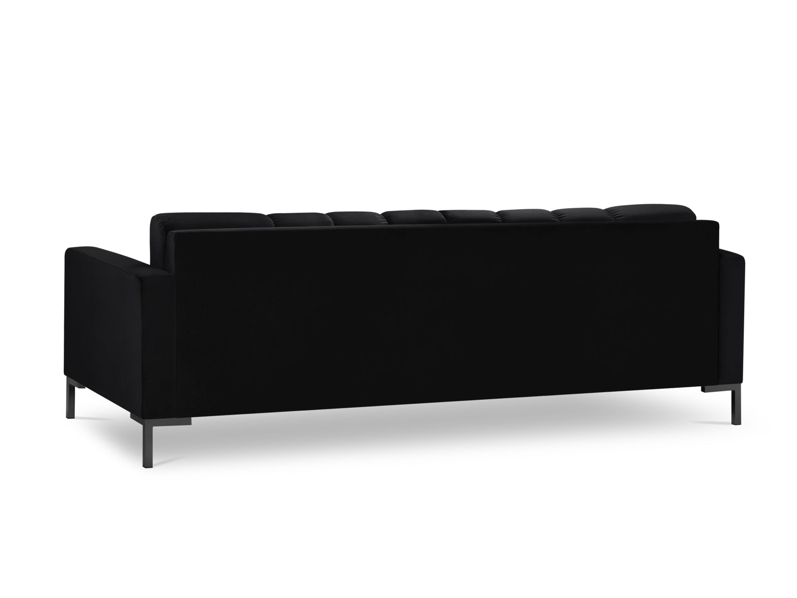 Mamaia Velour Sofa 4 Sitzer in Black/Schwarz präsentiert im Onlineshop von KAQTU Design AG. 4er Sofa ist von Micadoni