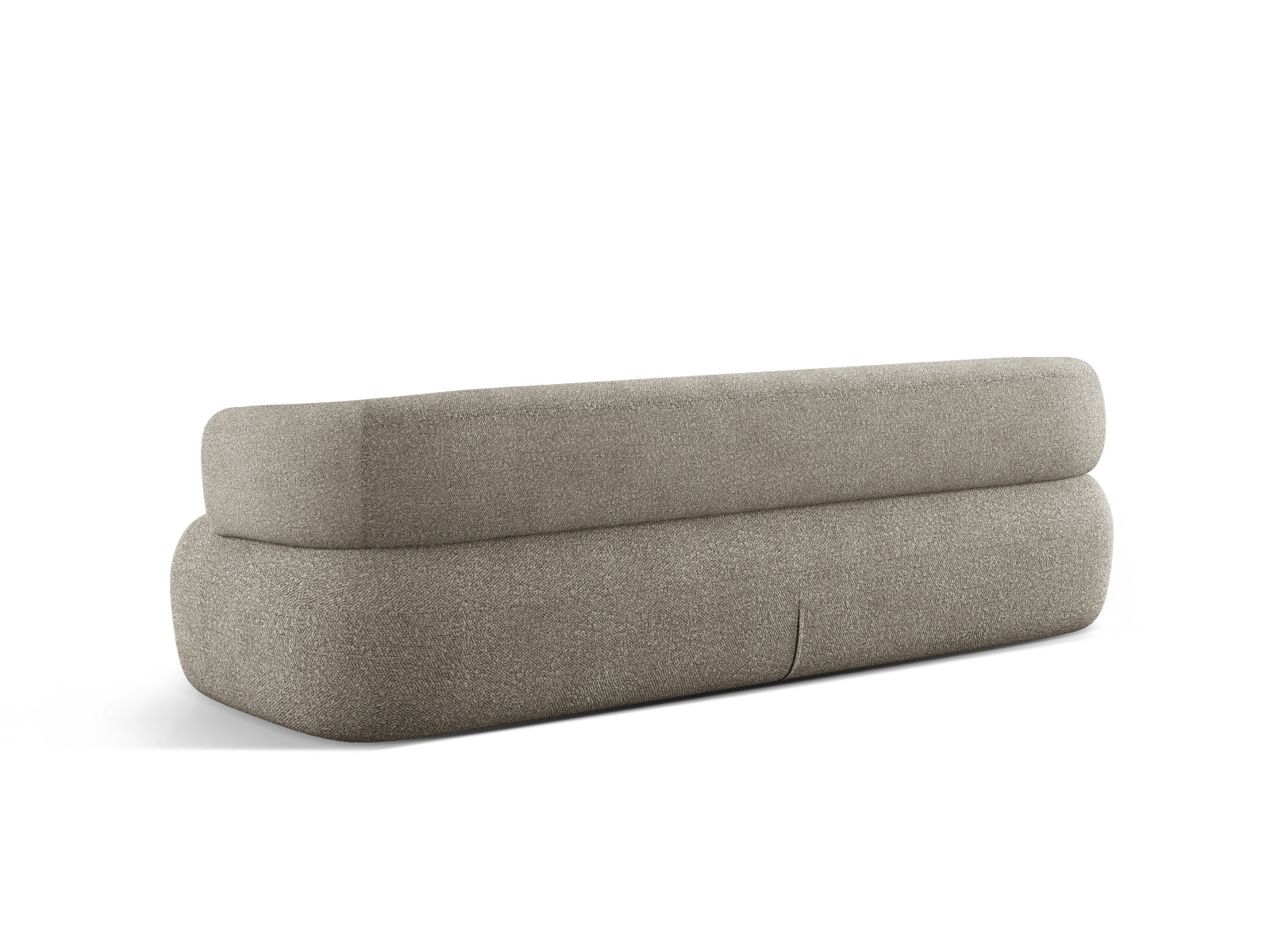 Jenny Boucle Sofa 4 Sitzer in Light Grey präsentiert im Onlineshop von KAQTU Design AG. 3er Sofa ist von Micadoni