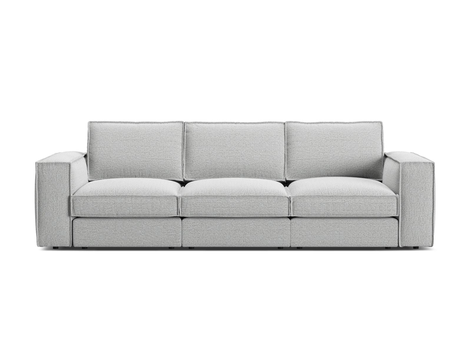 4-Sitzer Modular Sofa Pola in Light Grey-Babel präsentiert im Onlineshop von KAQTU Design AG. 4er Sofa ist von Micadoni