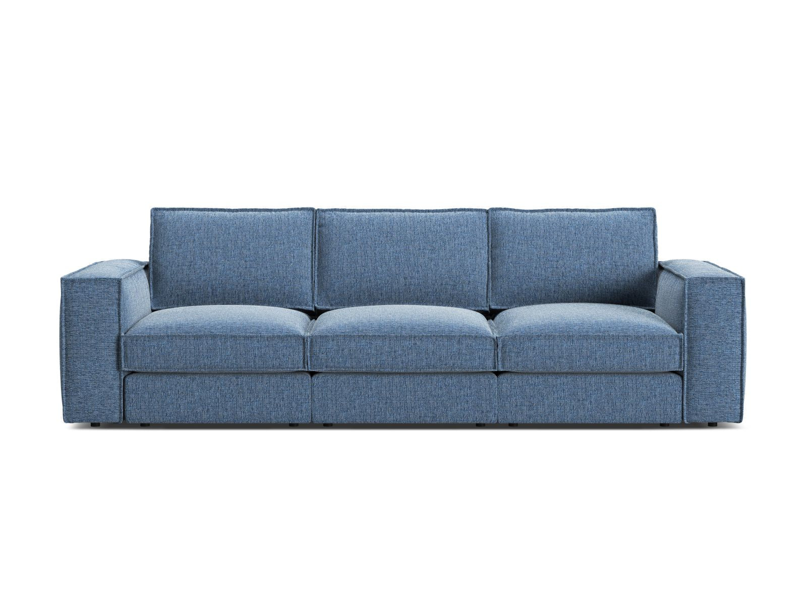 4-Sitzer Modular Sofa Pola in Dark Blue-Babel präsentiert im Onlineshop von KAQTU Design AG. 4er Sofa ist von Micadoni