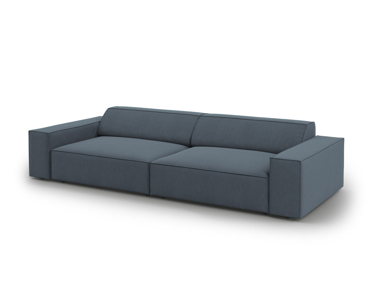 Jodie Modulares Sofa 4 Sitzer in Blue-Megan präsentiert im Onlineshop von KAQTU Design AG. 3er Sofa ist von Micadoni