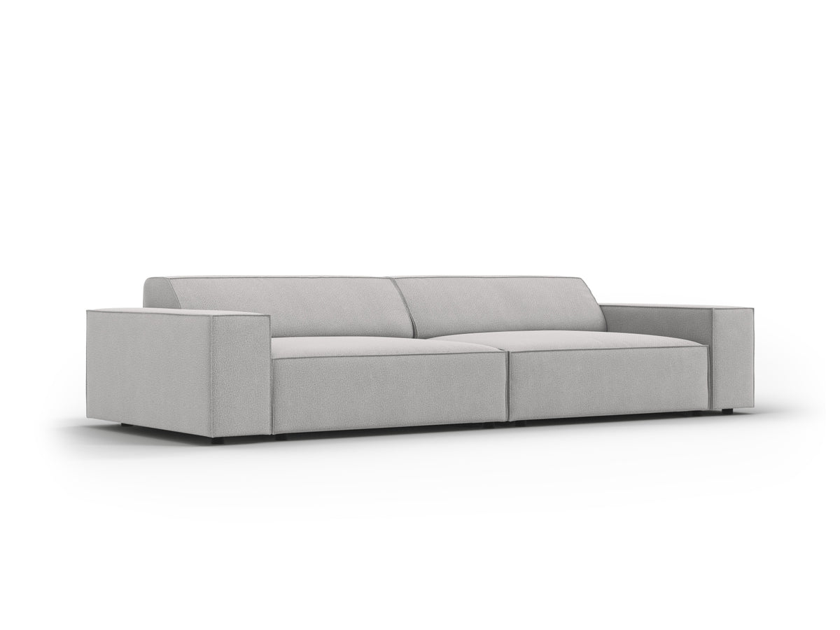 Jodie Modulares Sofa 4 Sitzer in Light Grey-Megan präsentiert im Onlineshop von KAQTU Design AG. 3er Sofa ist von Micadoni