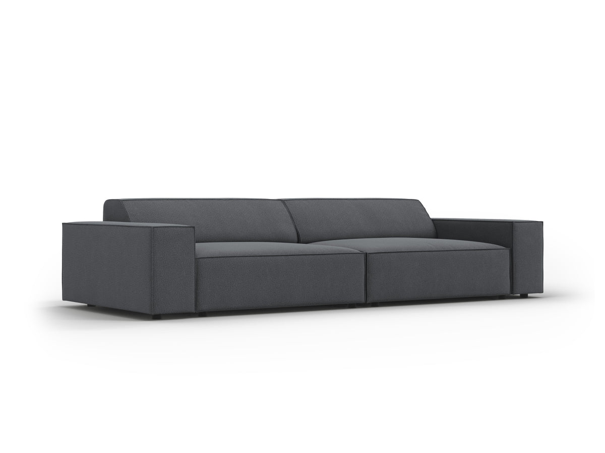 Jodie Modulares Sofa 4 Sitzer in Dark Grey-Megan präsentiert im Onlineshop von KAQTU Design AG. 3er Sofa ist von Micadoni