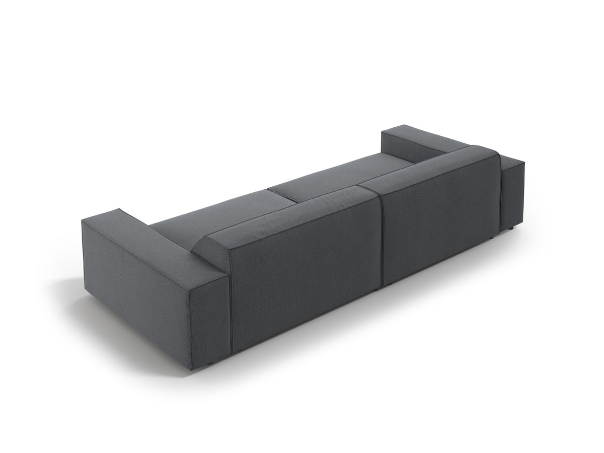 Jodie Modulares Sofa 4 Sitzer in Dark Grey-Megan präsentiert im Onlineshop von KAQTU Design AG. 3er Sofa ist von Micadoni