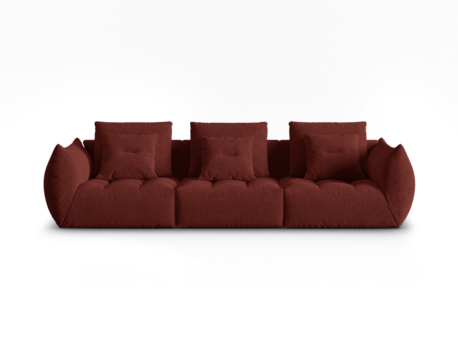 Bloom Modular Sofa 4 Sitzer in Red präsentiert im Onlineshop von KAQTU Design AG. 4er Sofa ist von Micadoni