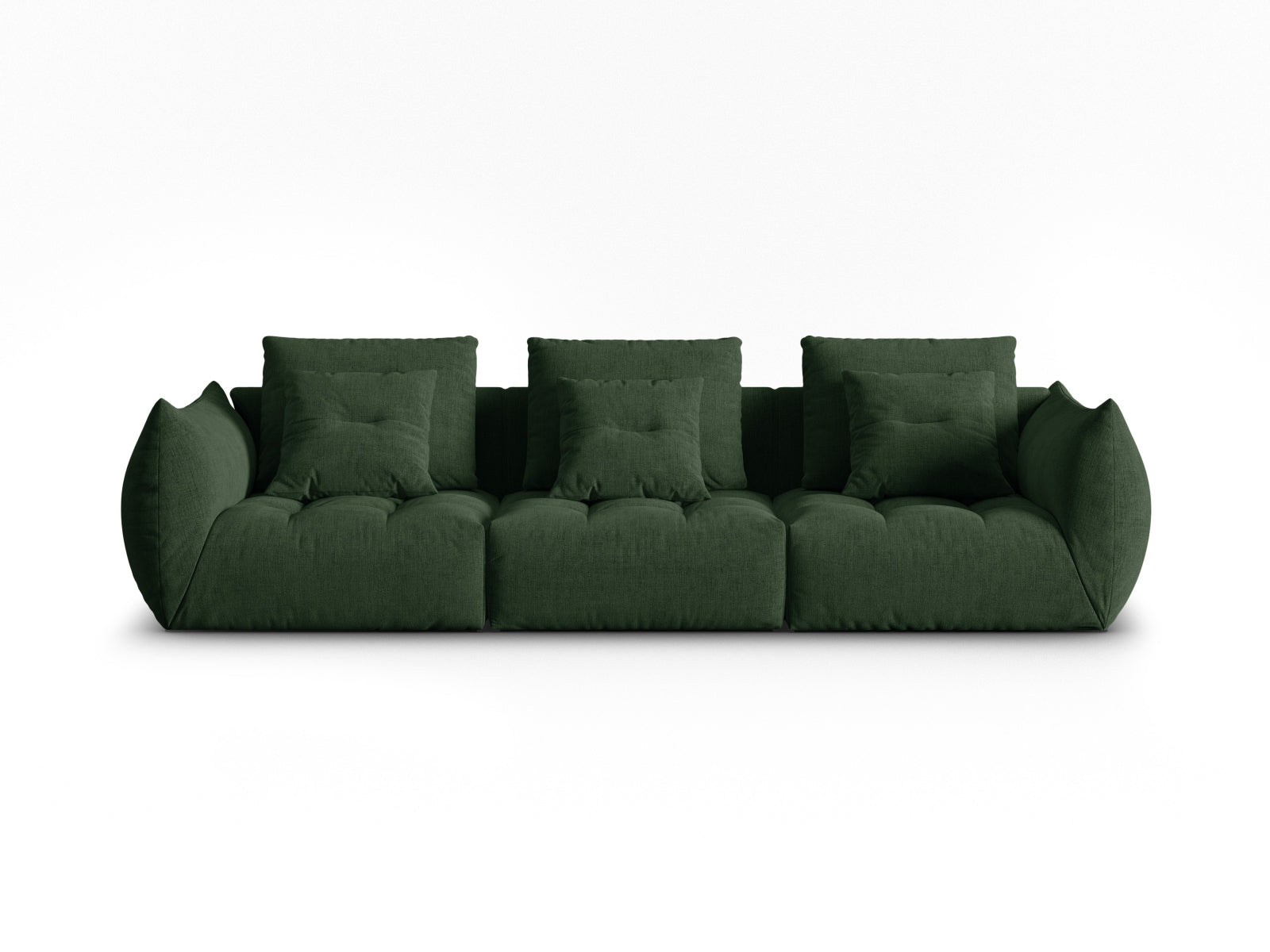 Bloom Modular Sofa 4 Sitzer in Moss Green präsentiert im Onlineshop von KAQTU Design AG. 4er Sofa ist von Micadoni