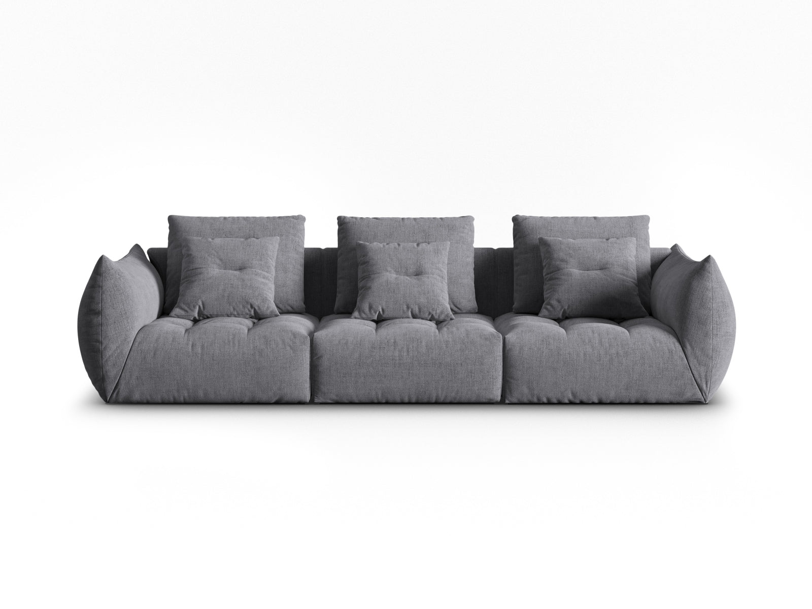 Bloom Modular Sofa 4 Sitzer in Grey präsentiert im Onlineshop von KAQTU Design AG. 4er Sofa ist von Micadoni