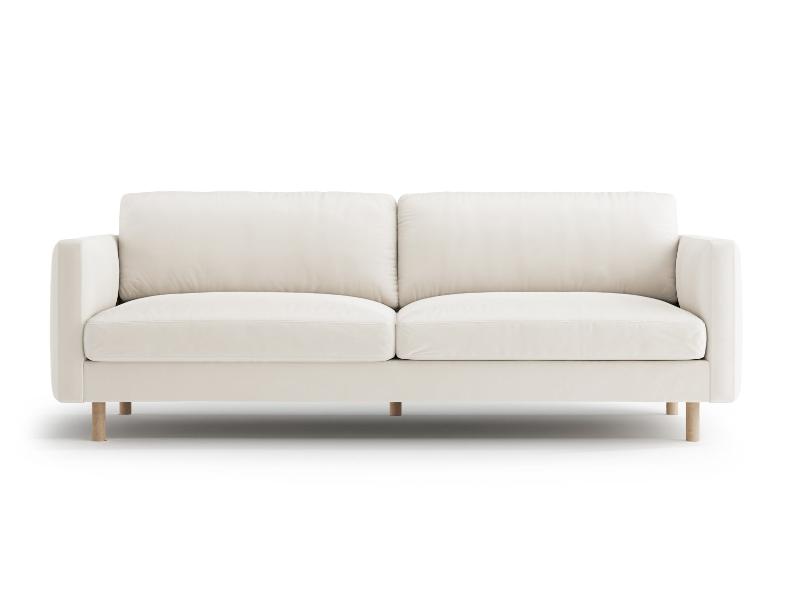Eden Velour Sofa 4 Sitzer in Beige-Paris präsentiert im Onlineshop von KAQTU Design AG. 4er Sofa ist von Micadoni