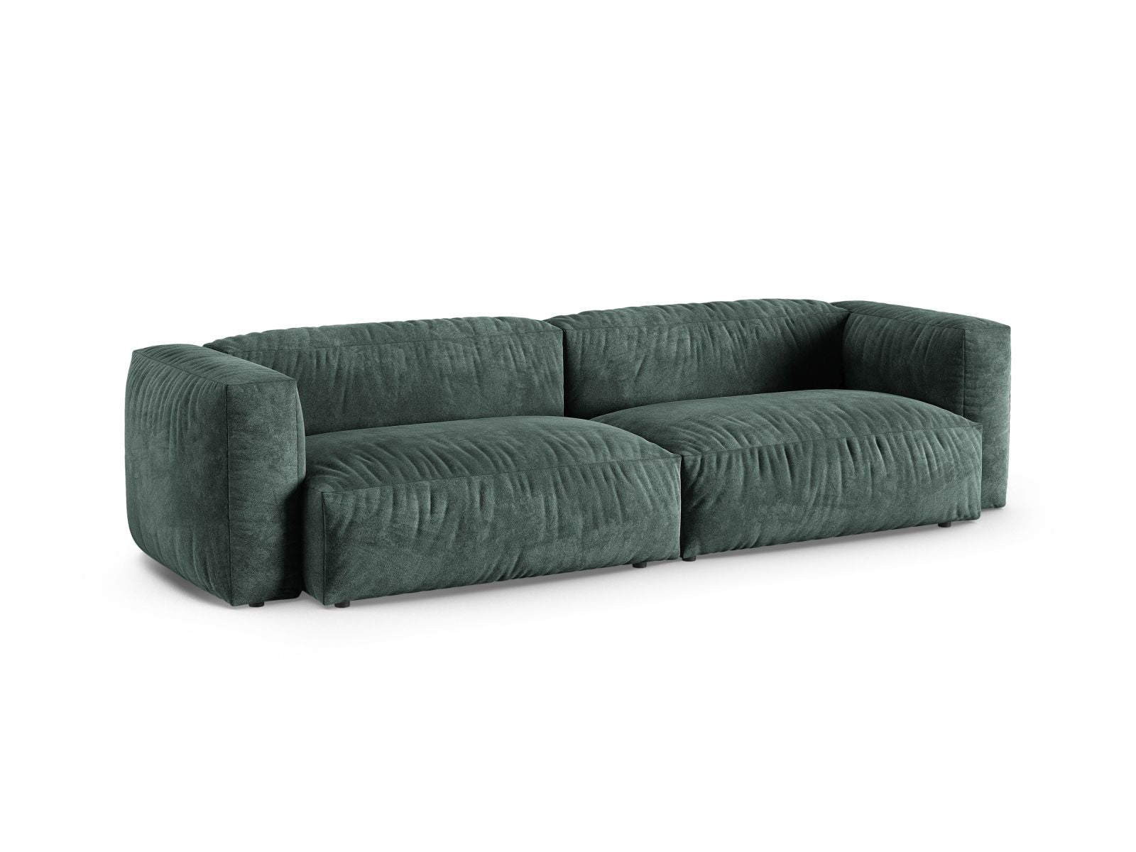 Elegantes 4-Sitzer Sofa XL Martina in Petrol-Vogue, ideal für stilvolle Wohnräume, erhältlich bei KAQTU Design AG.