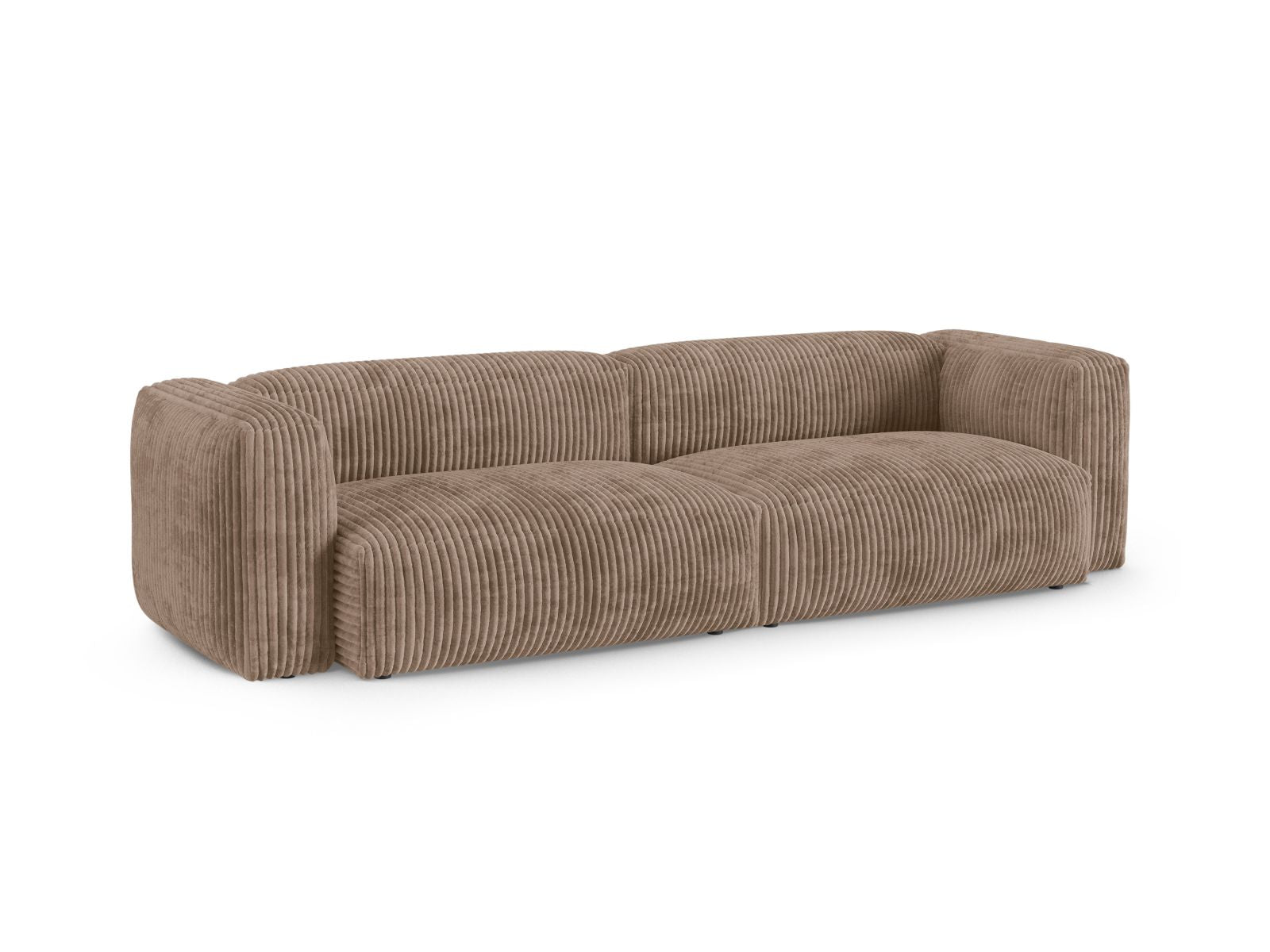 Elegantes 4-Sitzer Modular Sofa XL Martina in der Farbe Acorn-Tilia, ideal für stilvolle Wohnräume, erhältlich bei KAQTU Design AG.