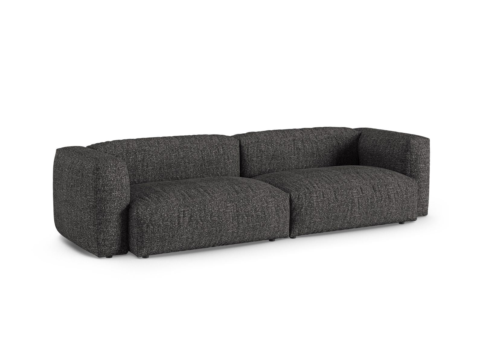 Elegantes 4-Sitzer Modular Sofa XL Martina in Anthrazit, ideal für stilvolle Wohnräume, erhältlich bei KAQTU Design AG.