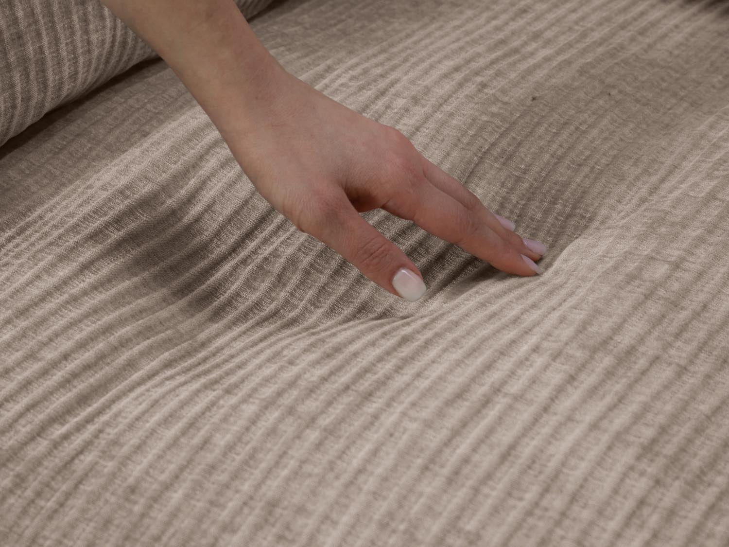 Lazy Modular Sofa 5 Sitzer in Beige präsentiert im Onlineshop von KAQTU Design AG. 5er Sofa ist von Micadoni