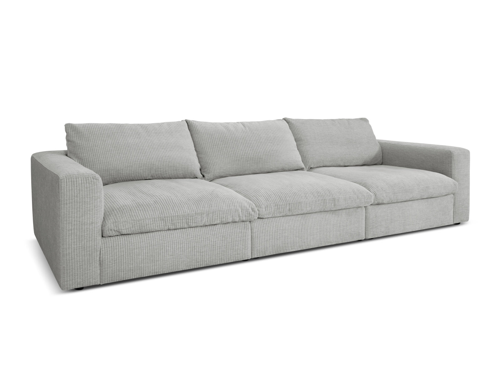 Lazy Modular Sofa 5 Sitzer in Light Grey präsentiert im Onlineshop von KAQTU Design AG. 5er Sofa ist von Micadoni