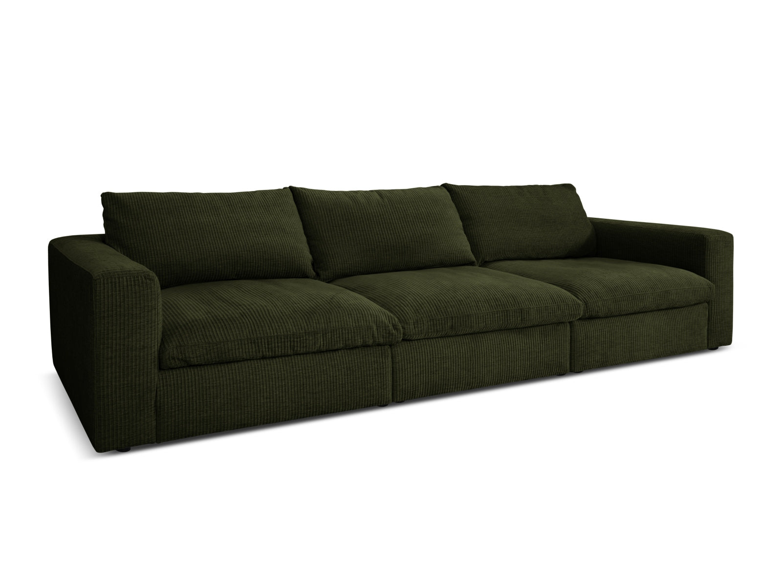 Lazy Modular Sofa 5 Sitzer in Dark Green präsentiert im Onlineshop von KAQTU Design AG. 5er Sofa ist von Micadoni