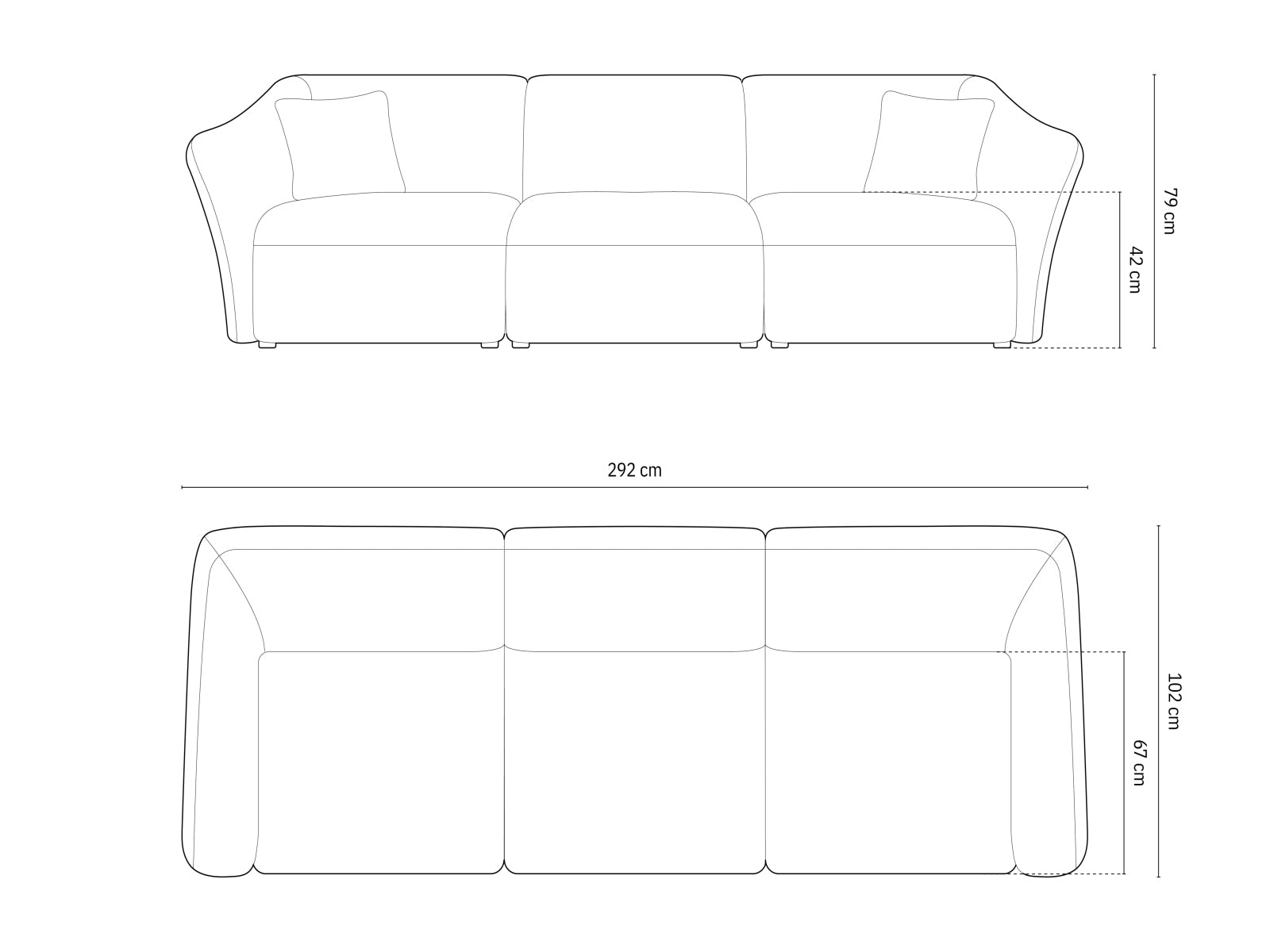 Entdecken Sie das stilvolle Hailey Sofa 5 Sitzer von Micadoni – perfekt für gemütliche Abende und gesellige Treffen. Komfort trifft Eleganz!