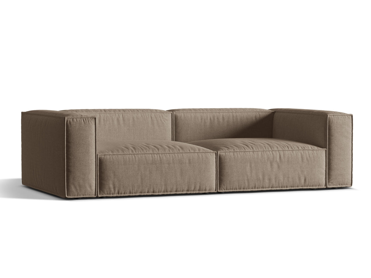 5-Sitzer Sofa Nuria in Cappuccino-Liberty präsentiert im Onlineshop von KAQTU Design AG. 5er Sofa ist von Micadoni