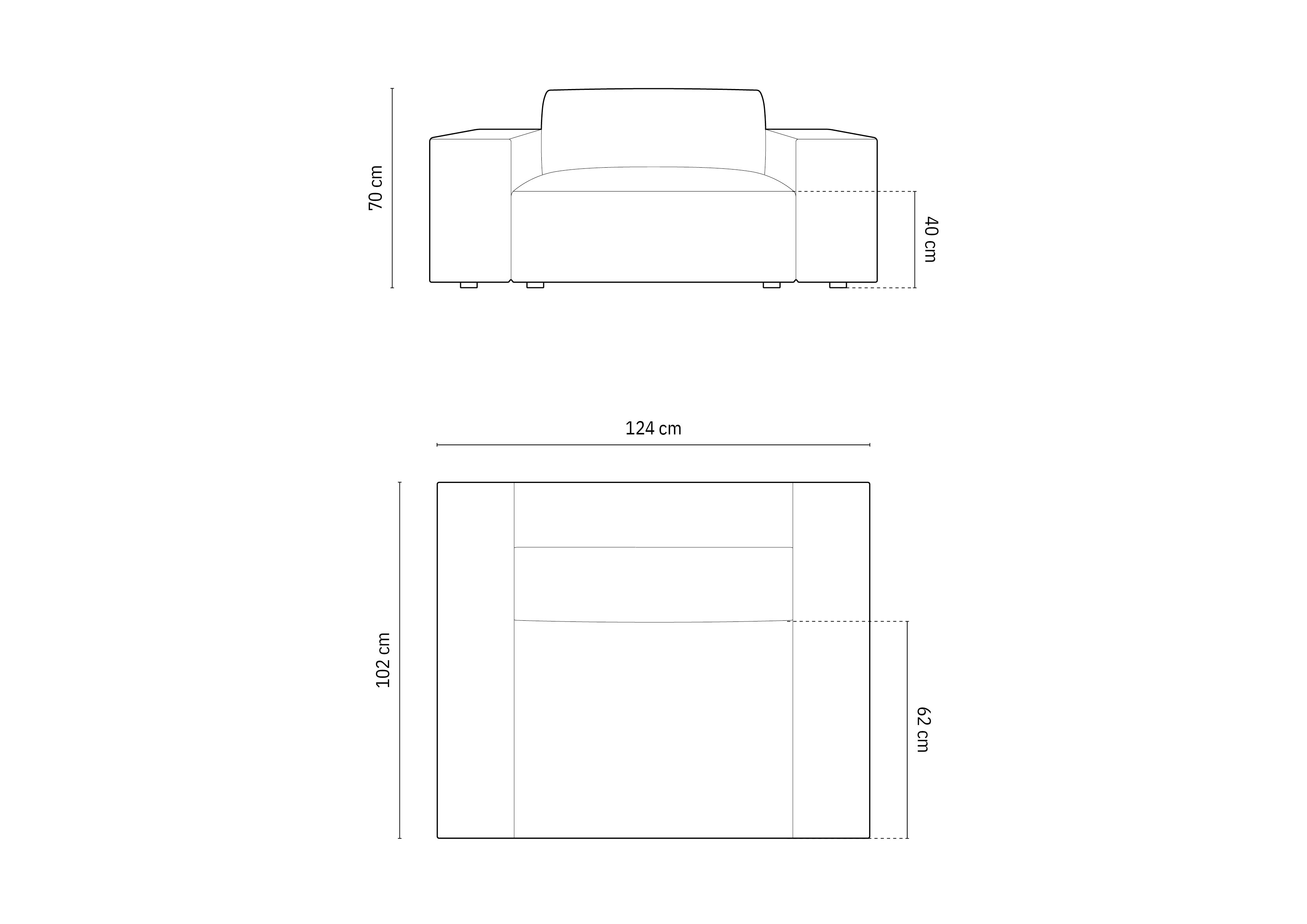 Jodie Boucle Sessel 1 Sitz in White präsentiert im Onlineshop von KAQTU Design AG. Sessel ist von Micadoni