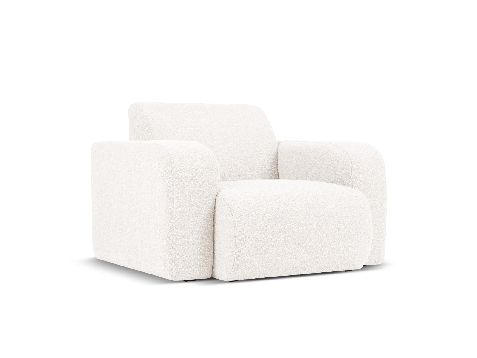 Molino Boucle Sessel 1 Sitz in White präsentiert im Onlineshop von KAQTU Design AG. Sessel ist von Micadoni