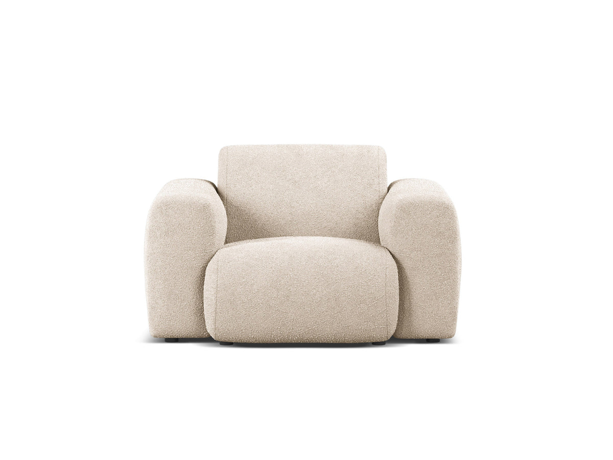 Molino Boucle Sessel 1 Sitz in Beige-Baloo präsentiert im Onlineshop von KAQTU Design AG. Sessel ist von Micadoni
