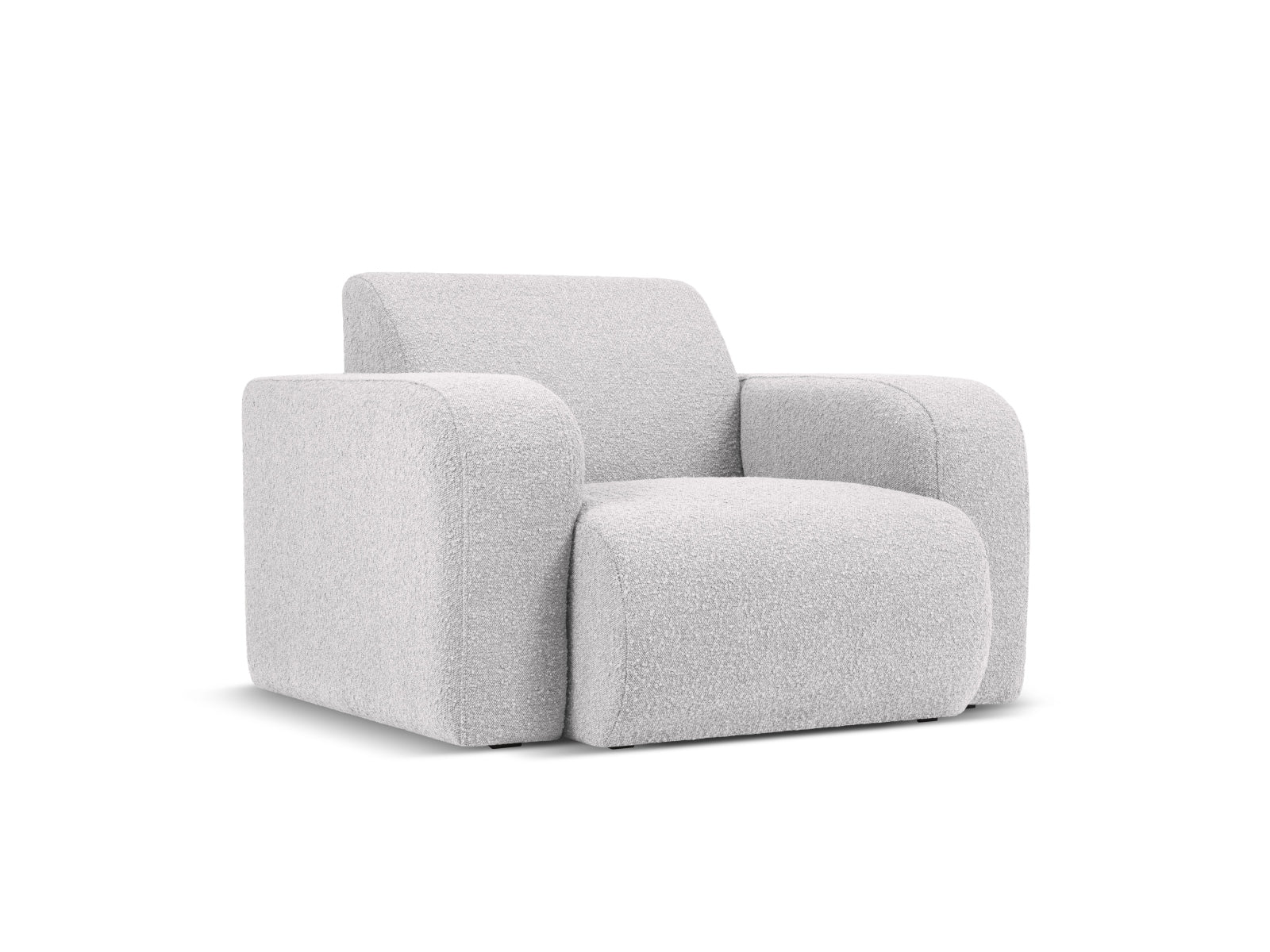 Molino Boucle Sessel 1 Sitz in Light Grey präsentiert im Onlineshop von KAQTU Design AG. Sessel ist von Micadoni