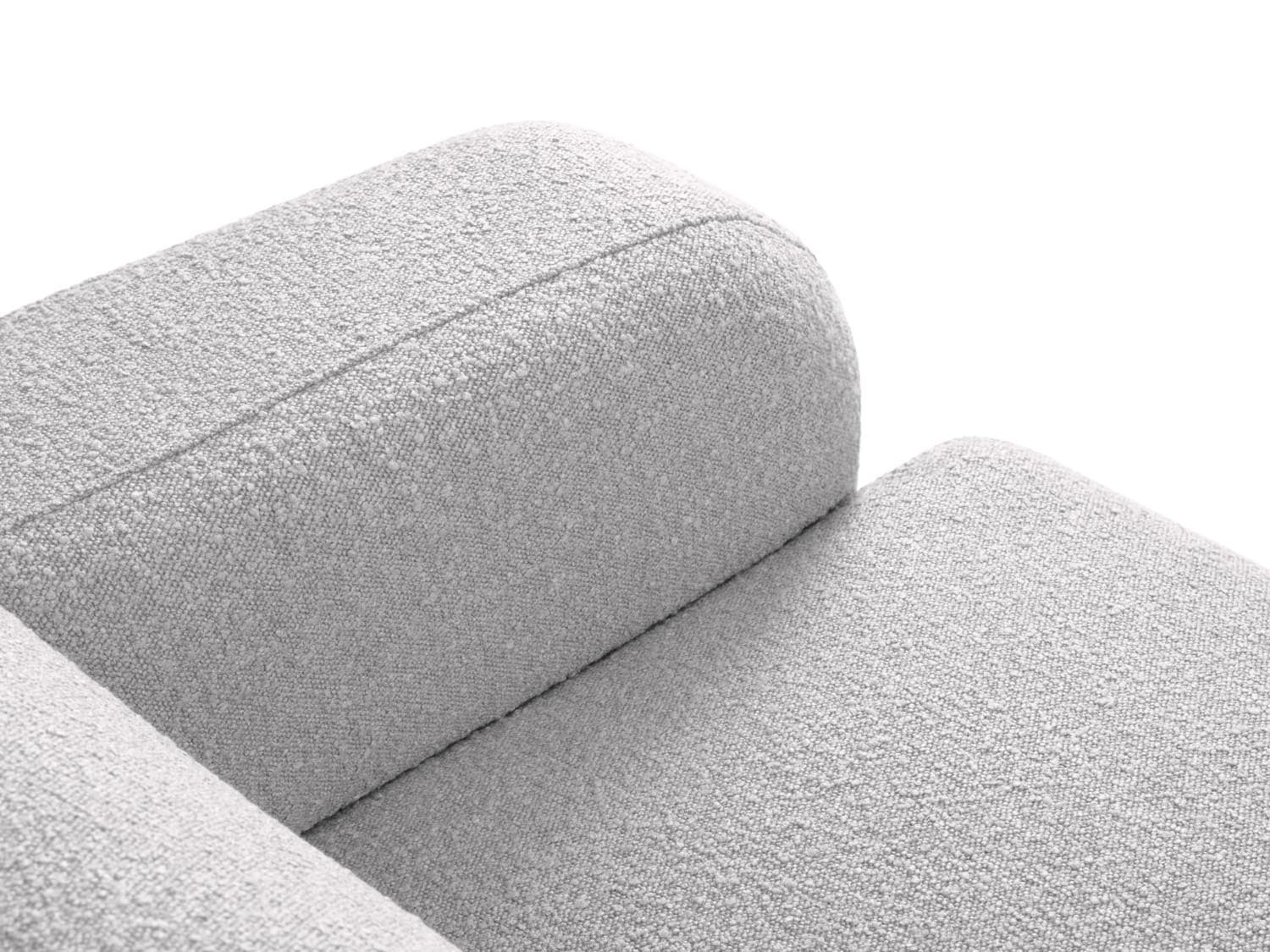 Molino Boucle Sessel 1 Sitz in Light Grey präsentiert im Onlineshop von KAQTU Design AG. Sessel ist von Micadoni