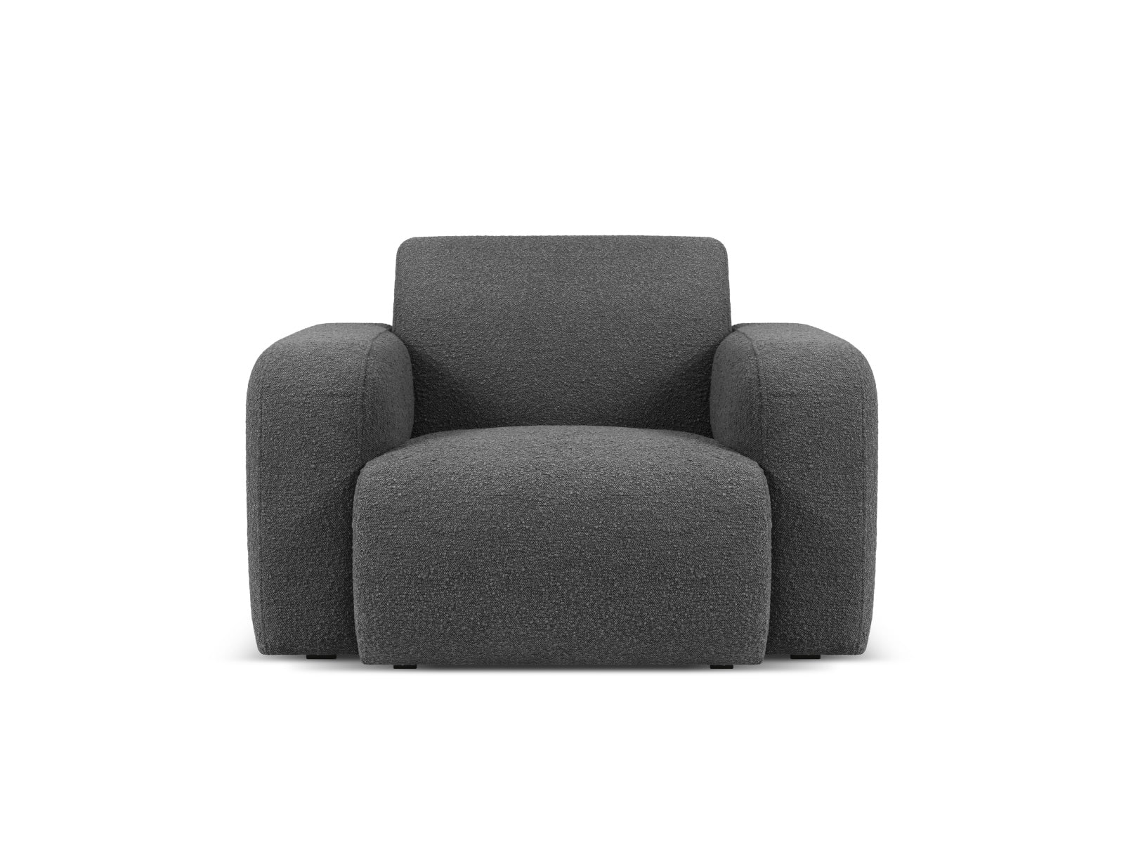Molino Boucle Sessel 1 Sitz in Dark Grey-Baloo präsentiert im Onlineshop von KAQTU Design AG. Sessel ist von Micadoni