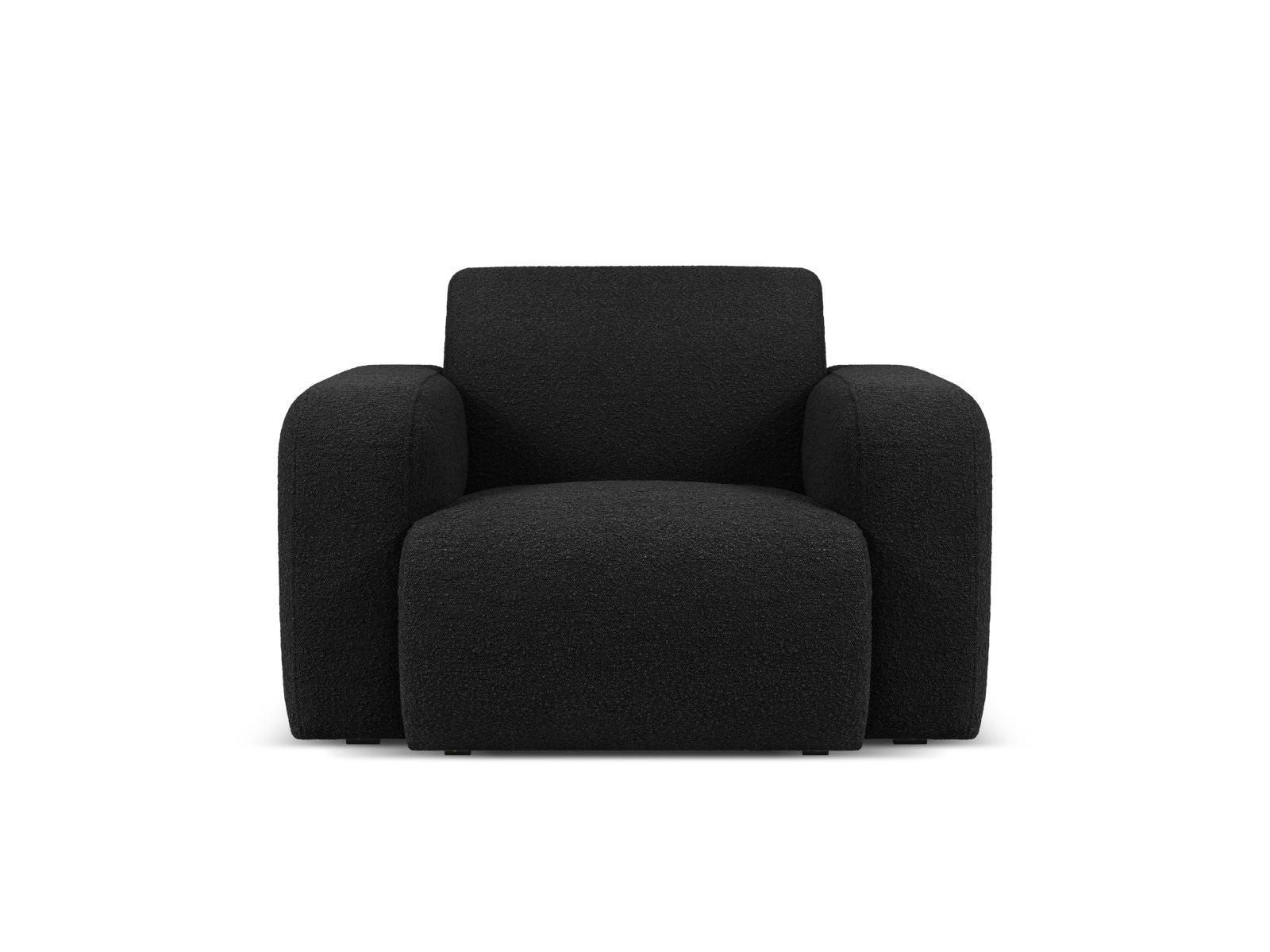 Molino Boucle Sessel 1 Sitz in Black-Baloo präsentiert im Onlineshop von KAQTU Design AG. Sessel ist von Micadoni
