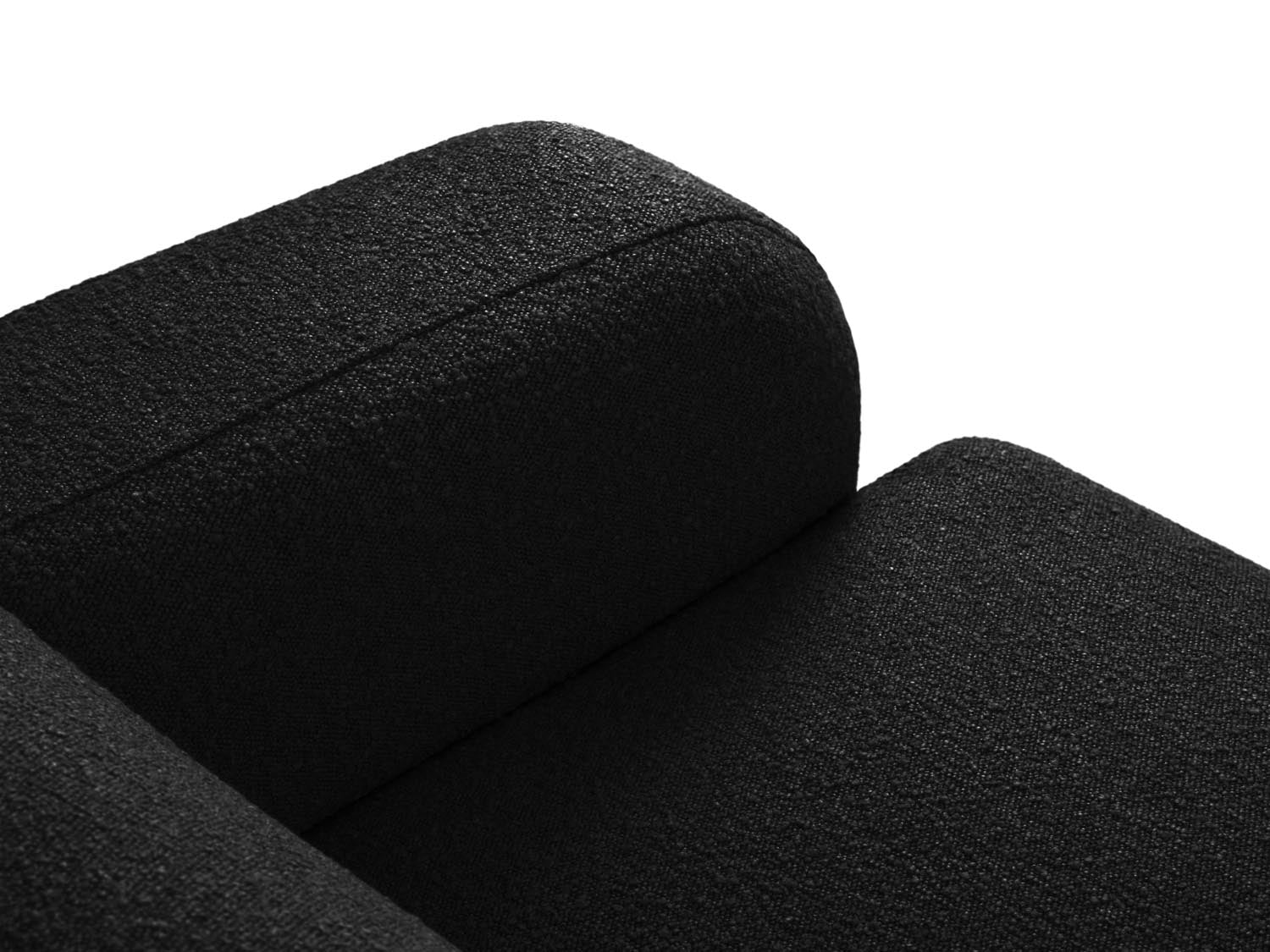 Molino Boucle Sessel 1 Sitz in Black präsentiert im Onlineshop von KAQTU Design AG. Sessel ist von Micadoni
