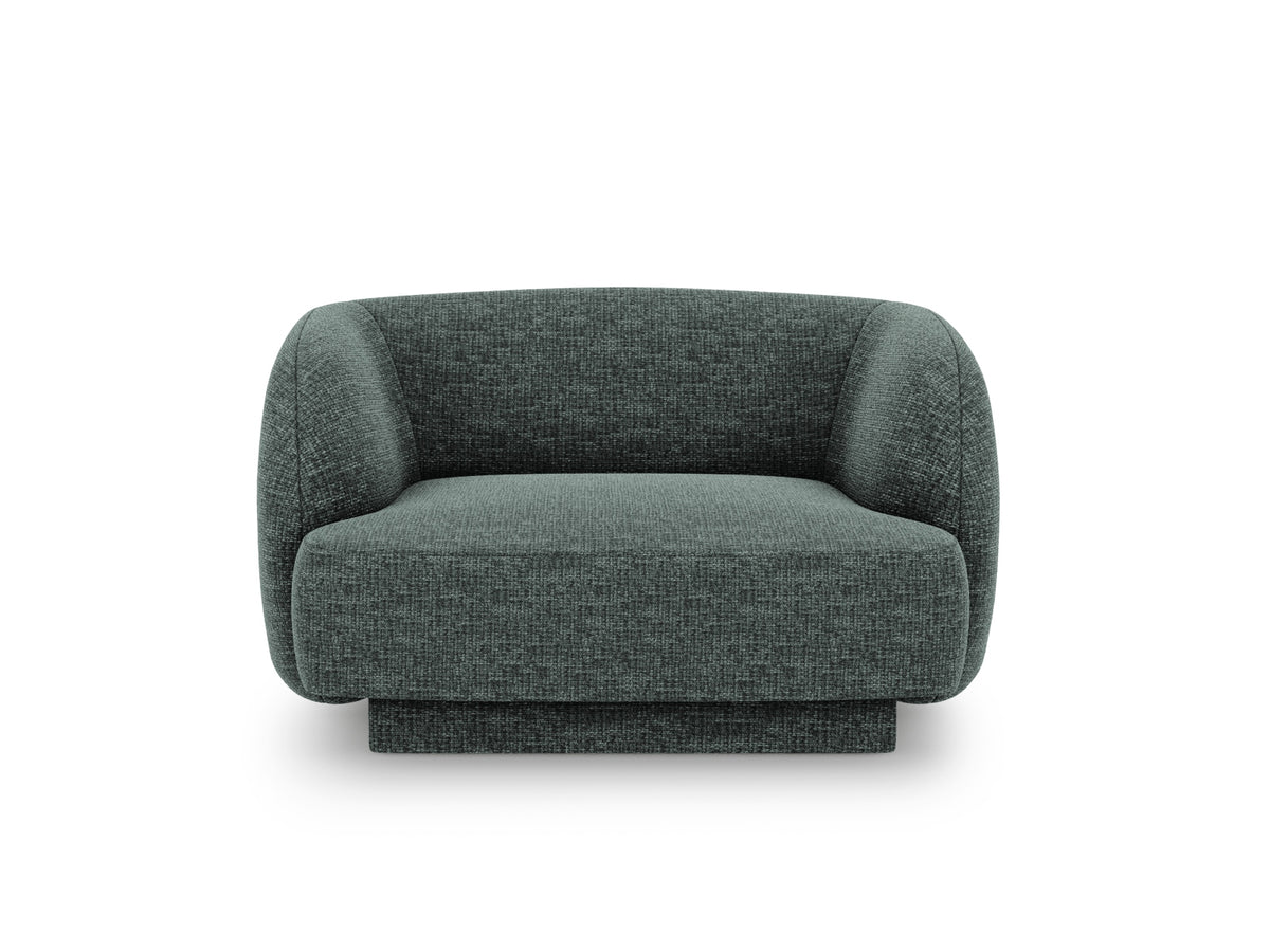 Miley Sessel 1 Sitz in Petrol-Haga präsentiert im Onlineshop von KAQTU Design AG. Sessel ist von Micadoni