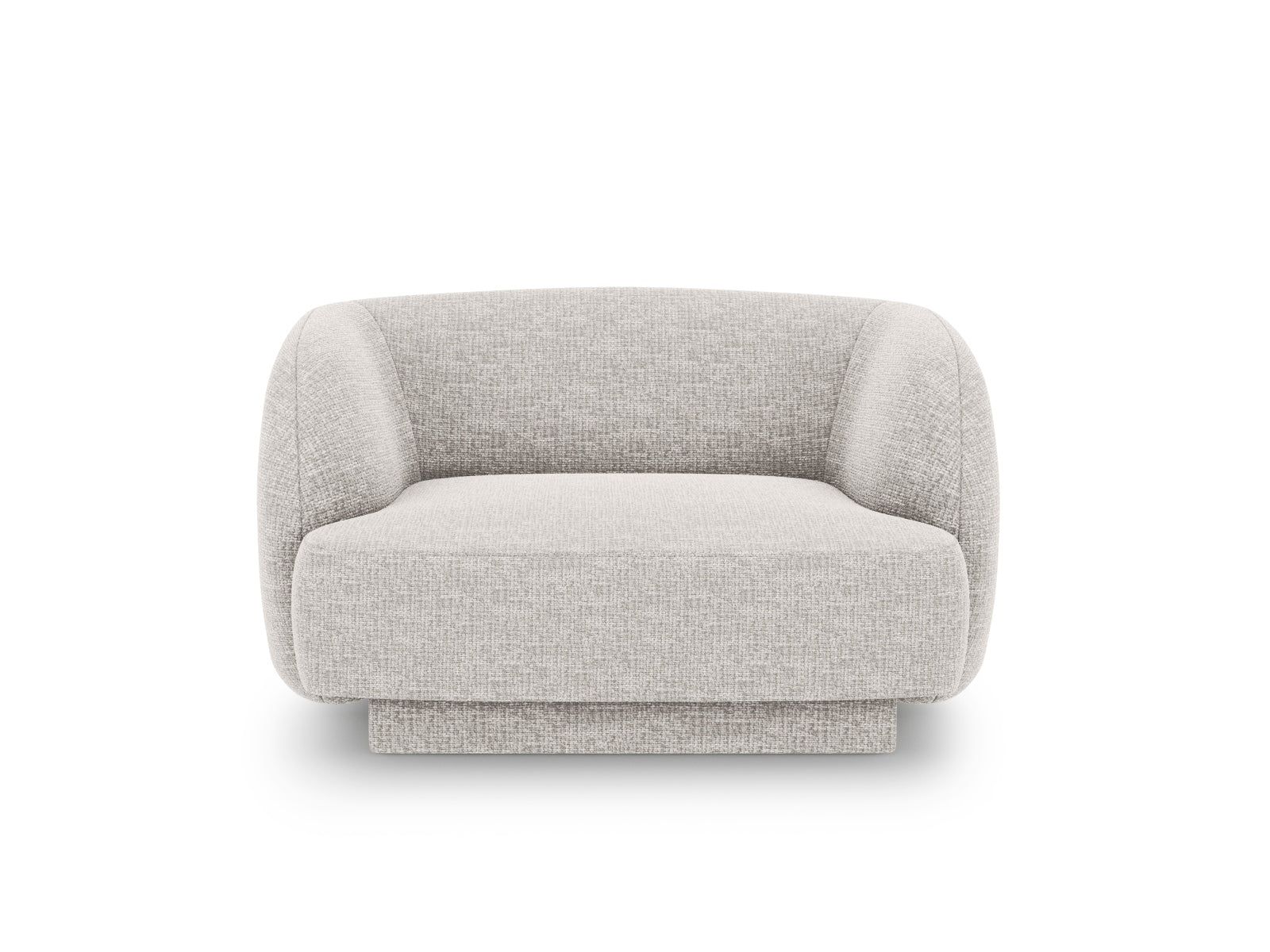 Miley Sessel 1 Sitz in Light Grey präsentiert im Onlineshop von KAQTU Design AG. Sessel ist von Micadoni