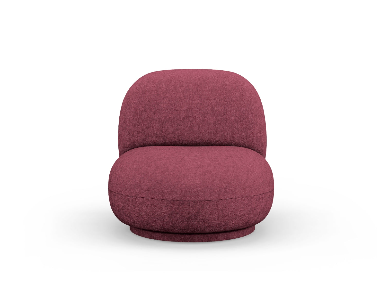 Chuck Swivel Armchair 1 Sitzer in Cherrywood-Perfect Harmony präsentiert im Onlineshop von KAQTU Design AG. Drehsessel ist von Micadoni