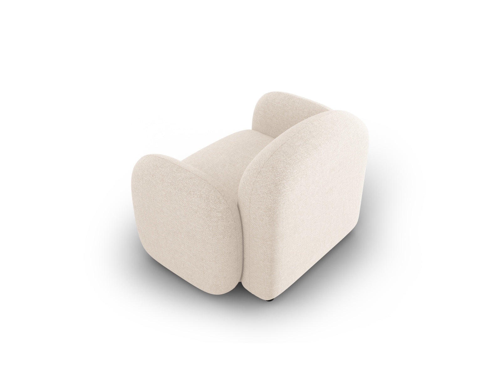 Blair Sessel 1 Sitzer in Light Beige Melange präsentiert im Onlineshop von KAQTU Design AG. Sessel ist von Micadoni