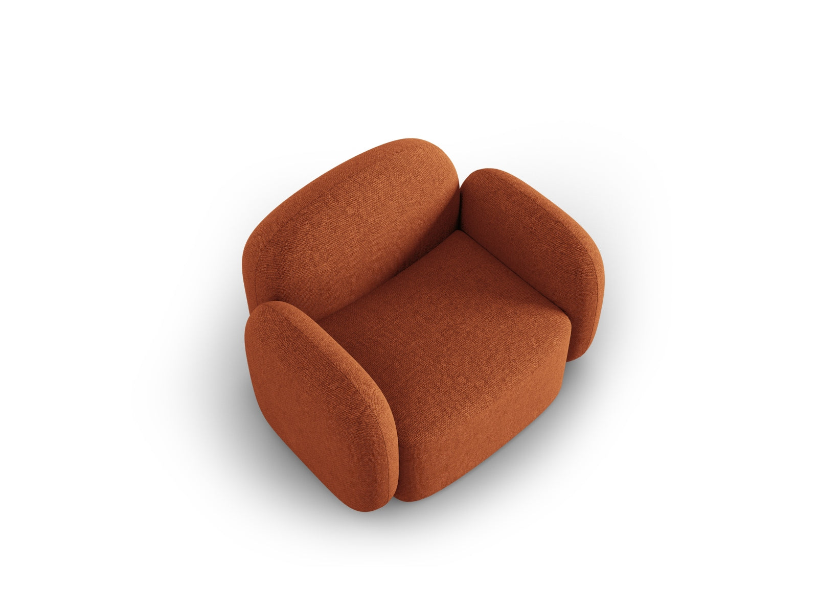 Blair Sessel 1 Sitzer in Terracotta Melange präsentiert im Onlineshop von KAQTU Design AG. Sessel ist von Micadoni