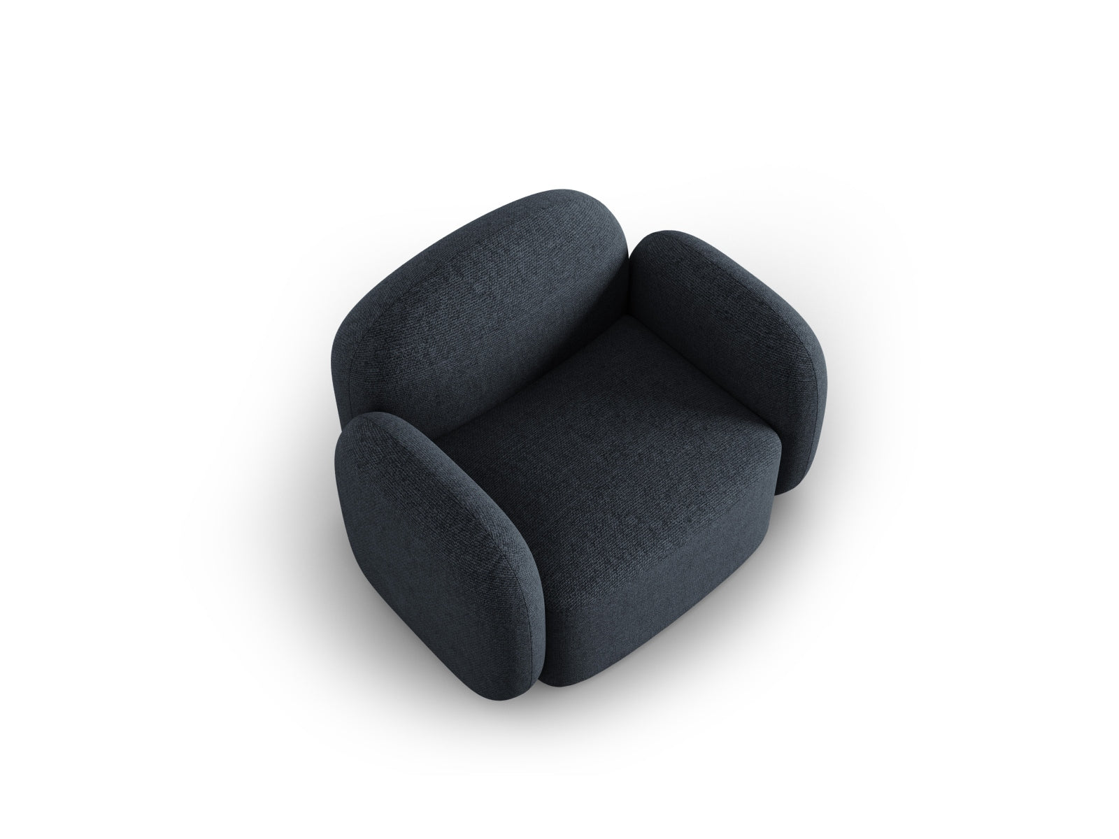 Blair Sessel 1 Sitzer in Blue Melange präsentiert im Onlineshop von KAQTU Design AG. Sessel ist von Micadoni