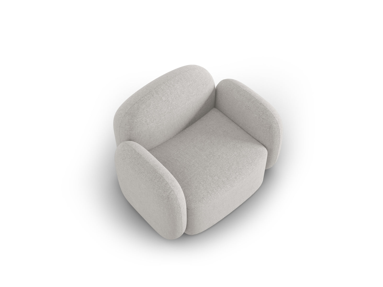 Blair Sessel 1 Sitzer in Silver Melange präsentiert im Onlineshop von KAQTU Design AG. Sessel ist von Micadoni