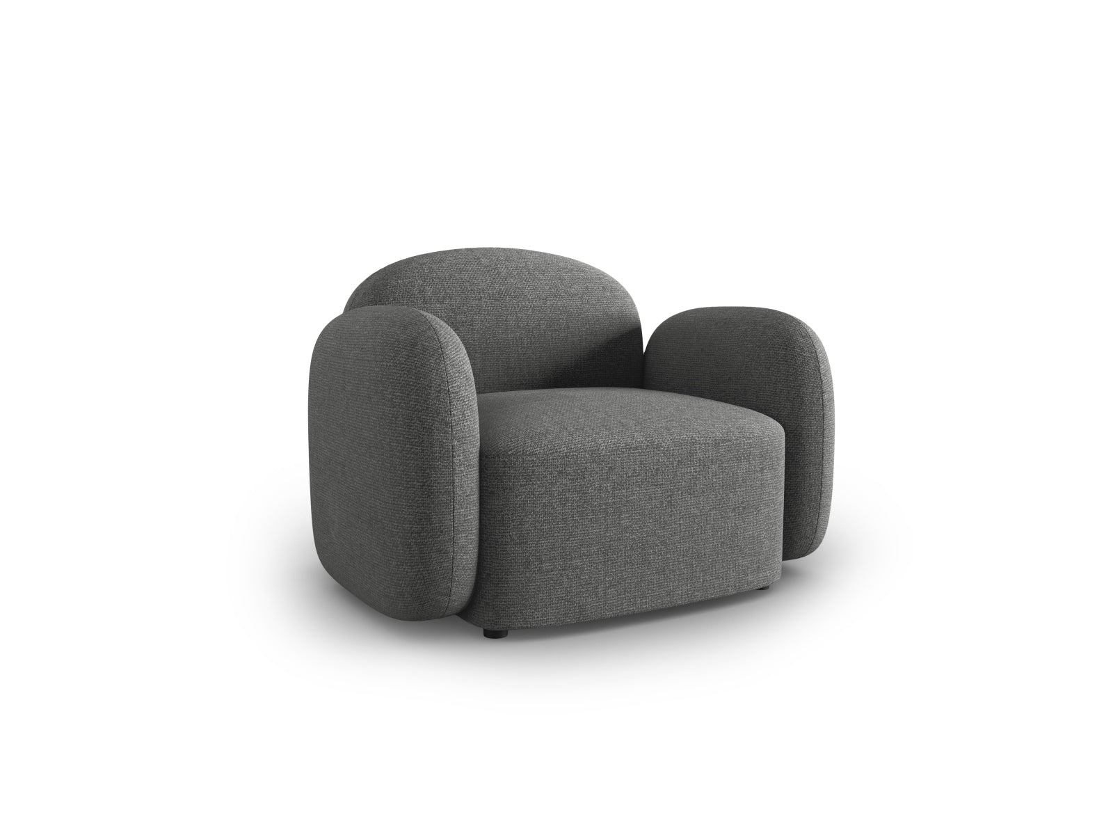 Blair Sessel 1 Sitzer in Dark Grey Melange präsentiert im Onlineshop von KAQTU Design AG. Sessel ist von Micadoni