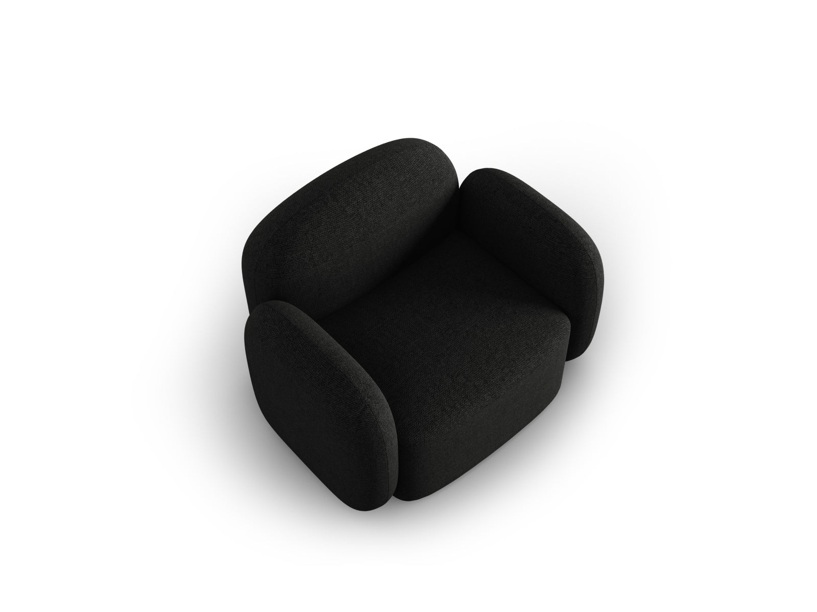 Blair Sessel 1 Sitzer in Black Melange präsentiert im Onlineshop von KAQTU Design AG. Sessel ist von Micadoni