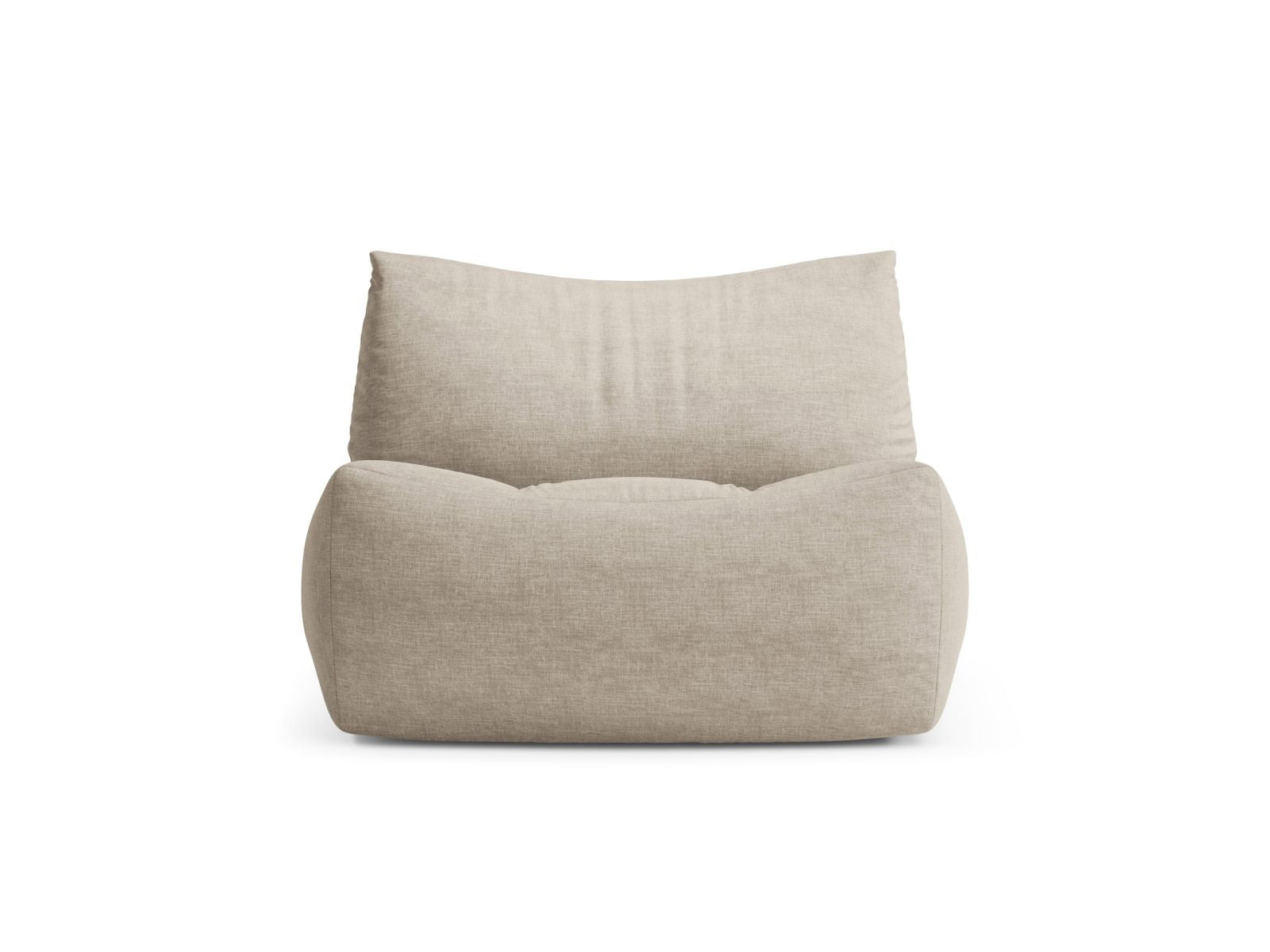 1-Sitzer Sessel Tove in Light Beige-Boston präsentiert im Onlineshop von KAQTU Design AG. Sessel ist von Micadoni