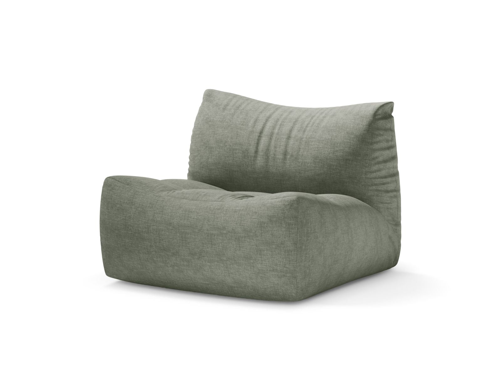 Eleganter 1-Sitzer Sessel Tove in einem stilvollen Moosgrün, ideal für moderne Wohnräume und gemütliche Ecken.