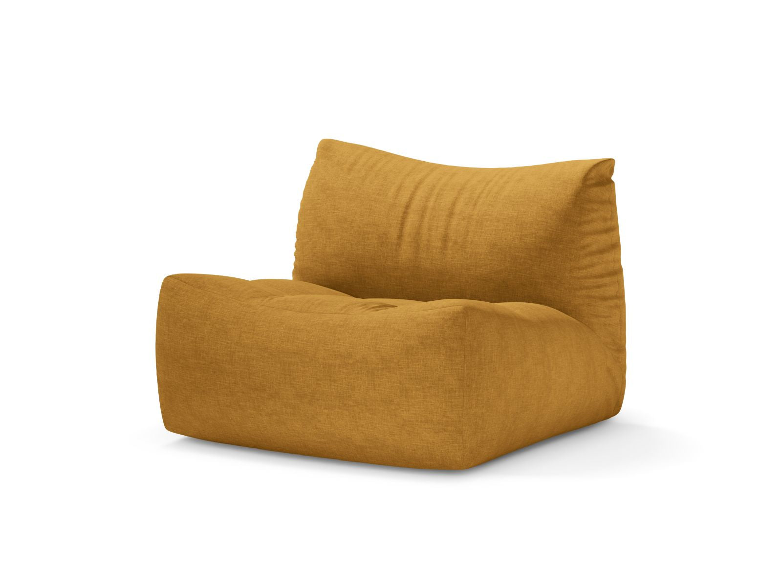 Eleganter 1-Sitzer Sessel Tove in senfgelber Farbe, ideal für stilvolle Wohnräume, von Micadoni, präsentiert von KAQTU Design AG.