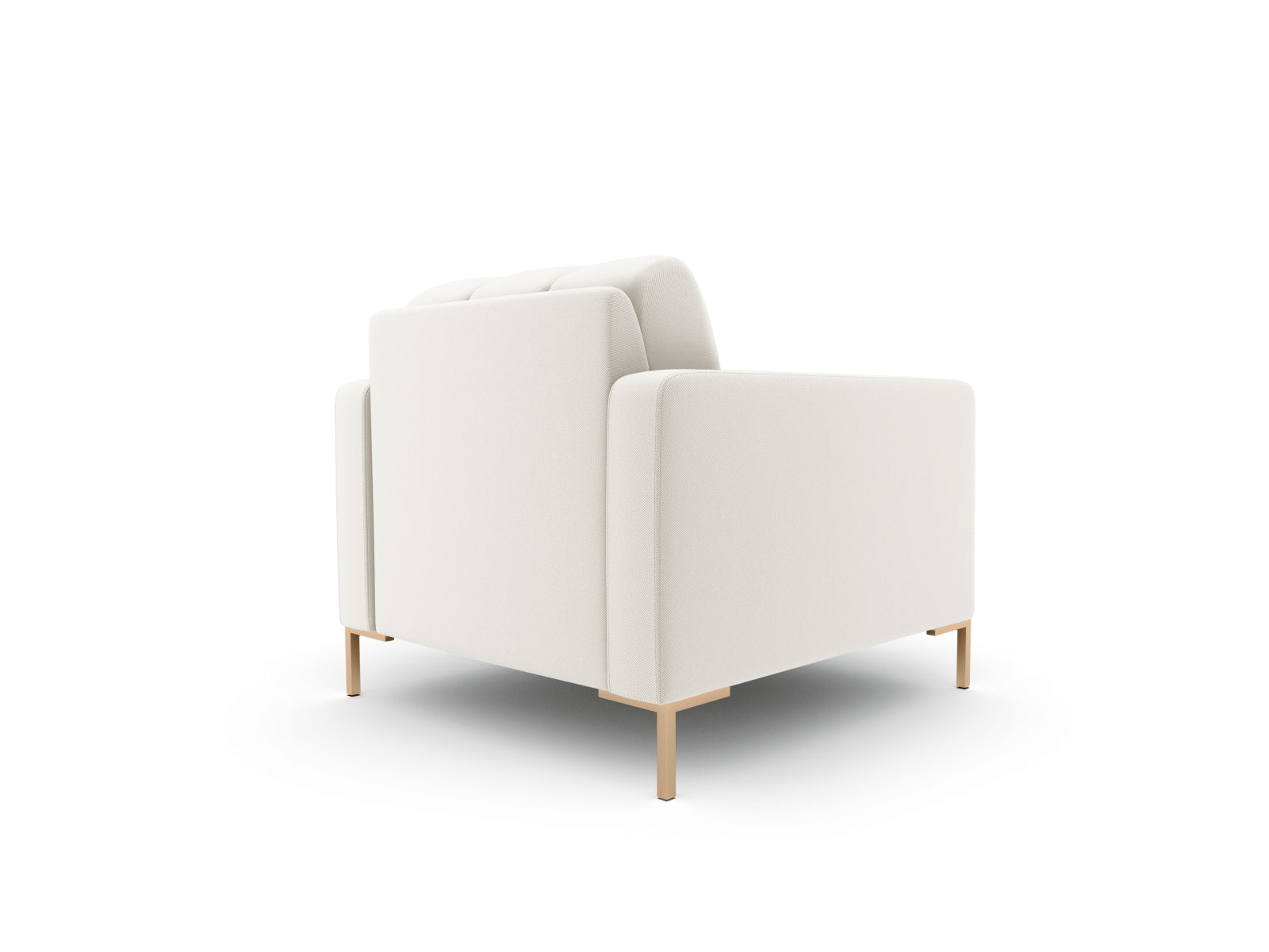 Mamaia Sessel 1 Sitz in Light Beige/Gold präsentiert im Onlineshop von KAQTU Design AG. Sessel ist von Micadoni