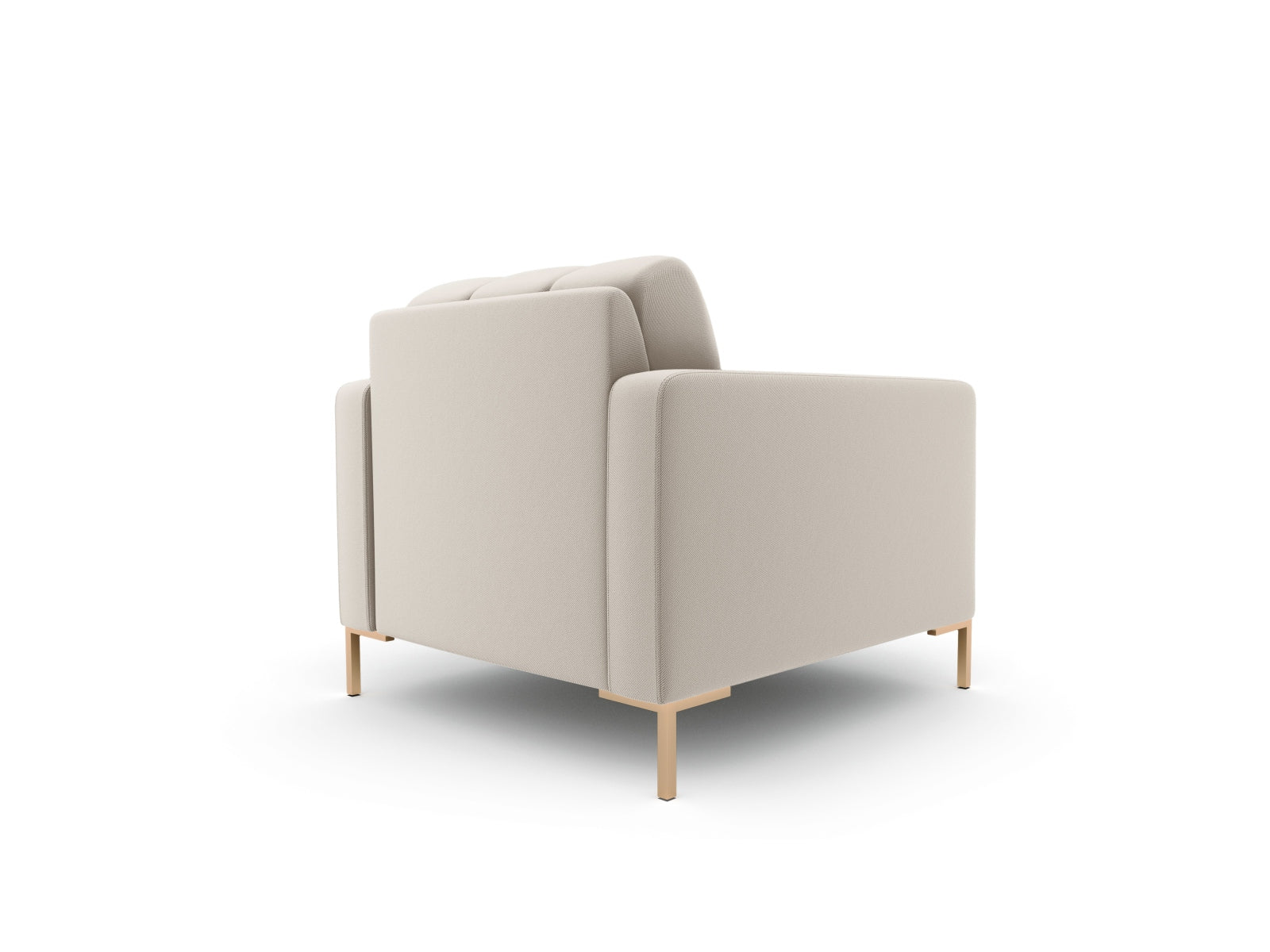 Mamaia Sessel 1 Sitz in Beige/Gold präsentiert im Onlineshop von KAQTU Design AG. Sessel ist von Micadoni