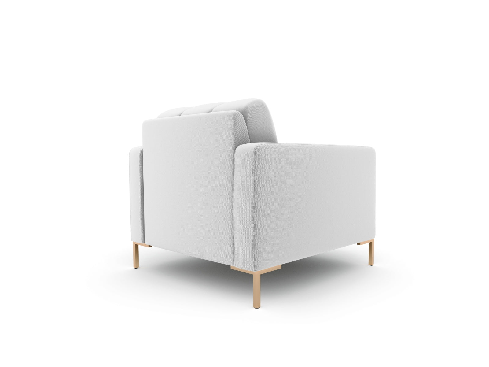 Mamaia Sessel 1 Sitz in Light Grey/Gold präsentiert im Onlineshop von KAQTU Design AG. Sessel ist von Micadoni