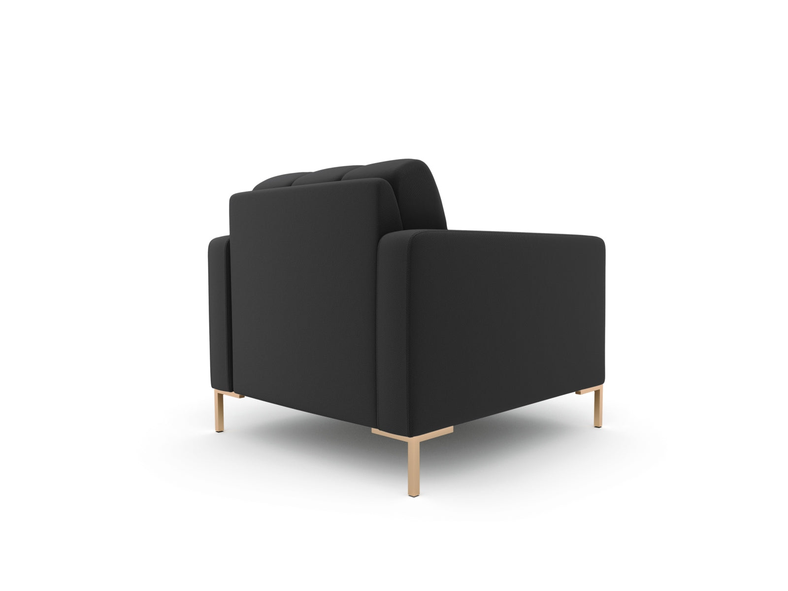 Mamaia Sessel 1 Sitz in Dark Grey/Gold präsentiert im Onlineshop von KAQTU Design AG. Sessel ist von Micadoni
