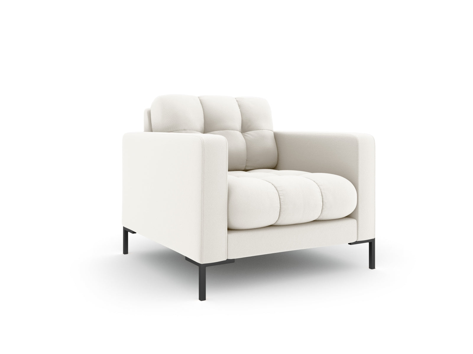 Mamaia Sessel 1 Sitz in Light Beige/Schwarz präsentiert im Onlineshop von KAQTU Design AG. Sessel ist von Micadoni