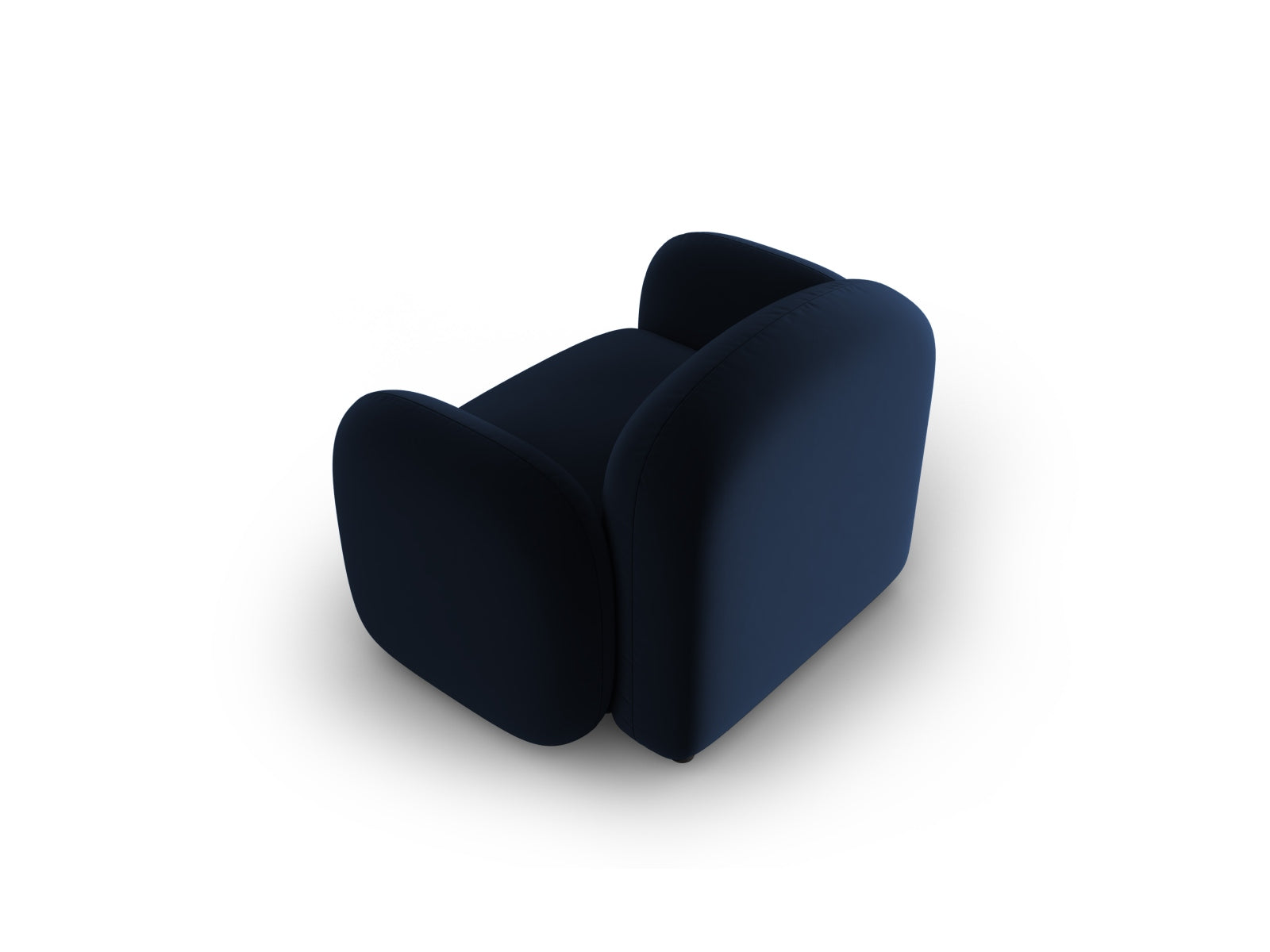Blair Velour Armchair 1 Sitzer in Royal Blue präsentiert im Onlineshop von KAQTU Design AG. Sessel ist von Micadoni