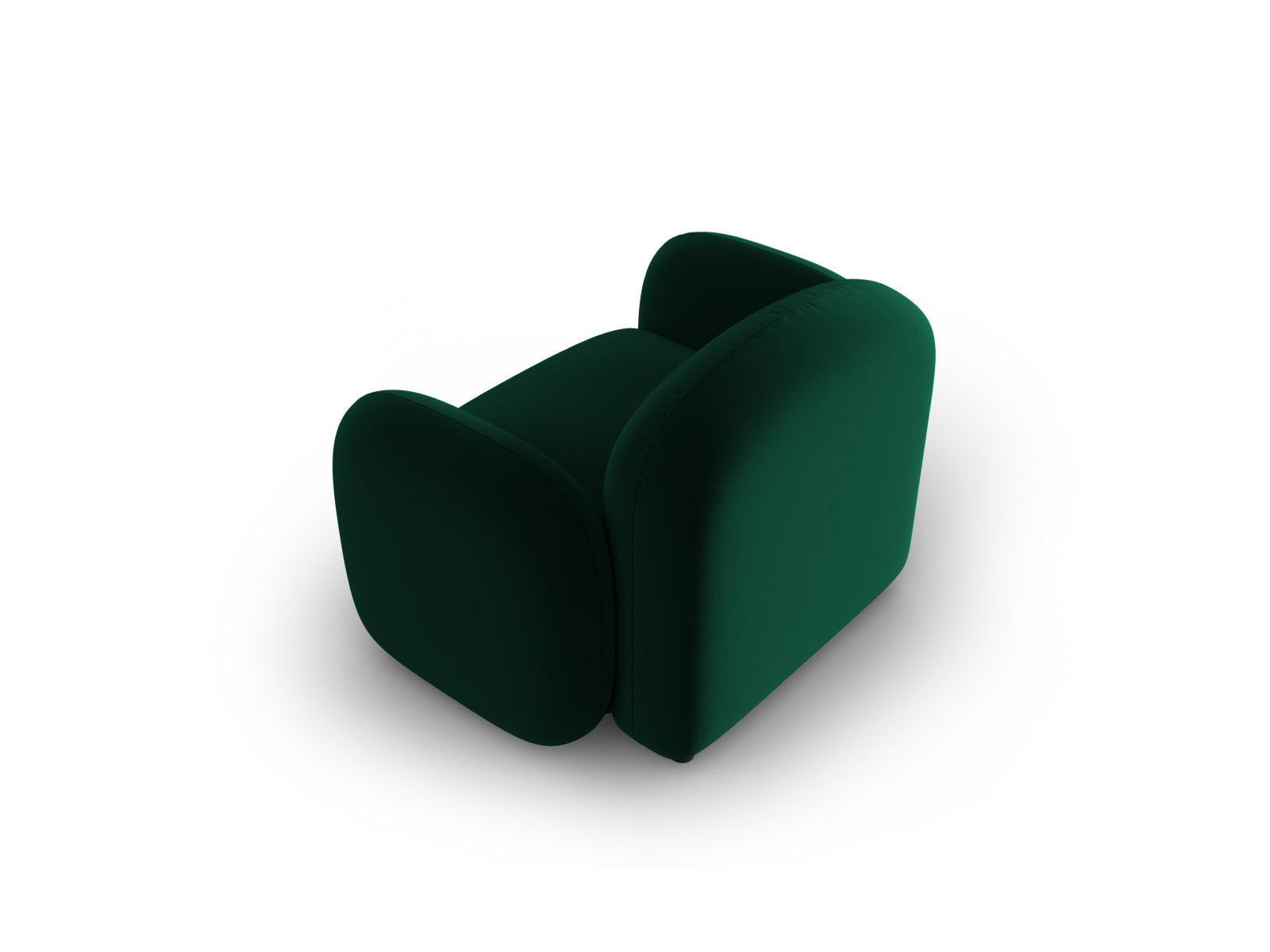 Blair Velour Armchair 1 Sitzer in Bottle Green präsentiert im Onlineshop von KAQTU Design AG. Sessel ist von Micadoni