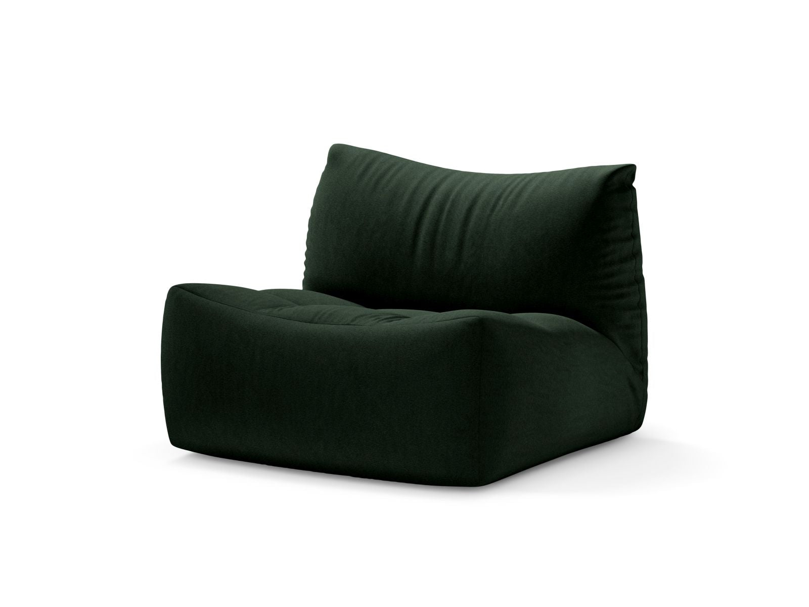 Eleganter 1-Sitzer Sessel Tove in sattem Flaschengrün, ideal für stilvolle Wohnräume, von Micadoni, erhältlich bei KAQTU Design AG.