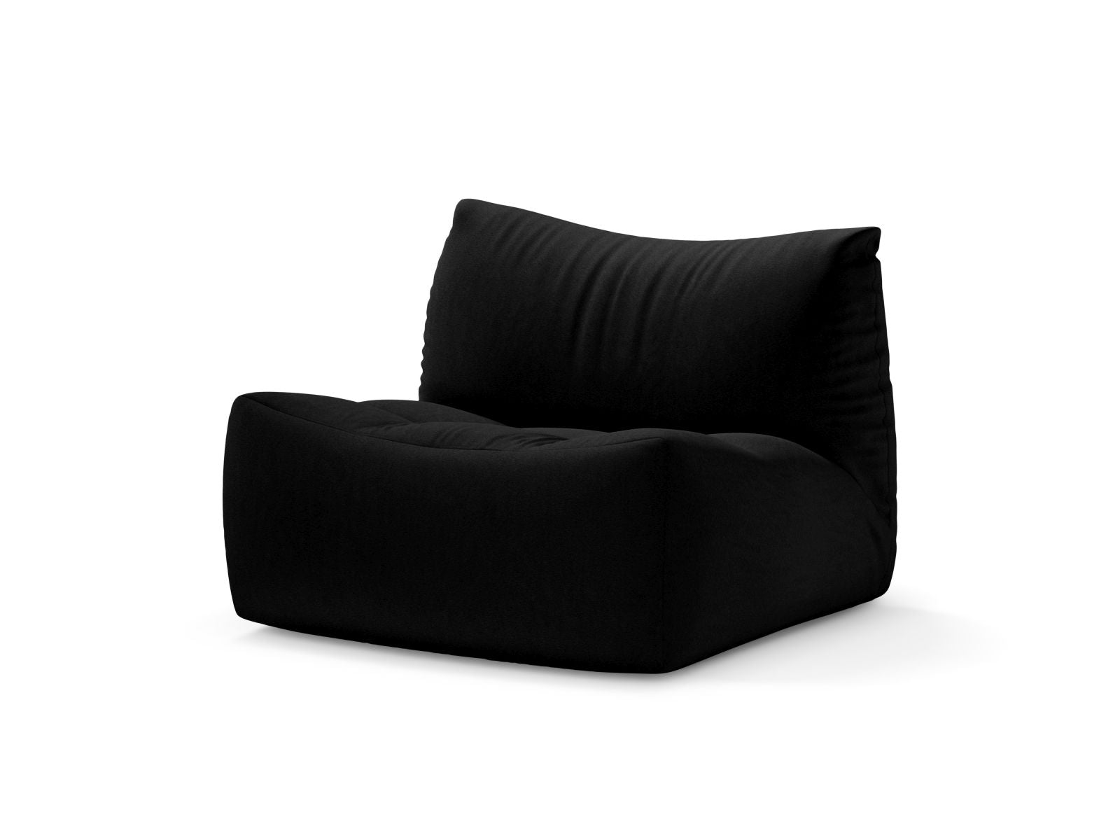 Eleganter 1-Sitzer Sessel Tove in stilvollem Schwarz, ideal für moderne Wohnräume, von Micadoni. Bequem und schick.